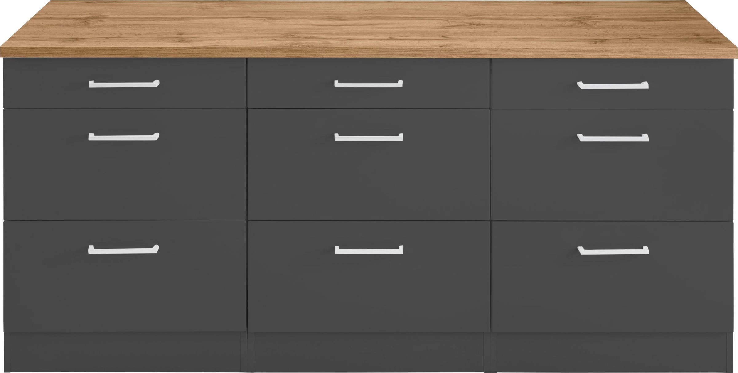 KOCHSTATION Unterschrank »KS-Kehl« Breite 180 cm