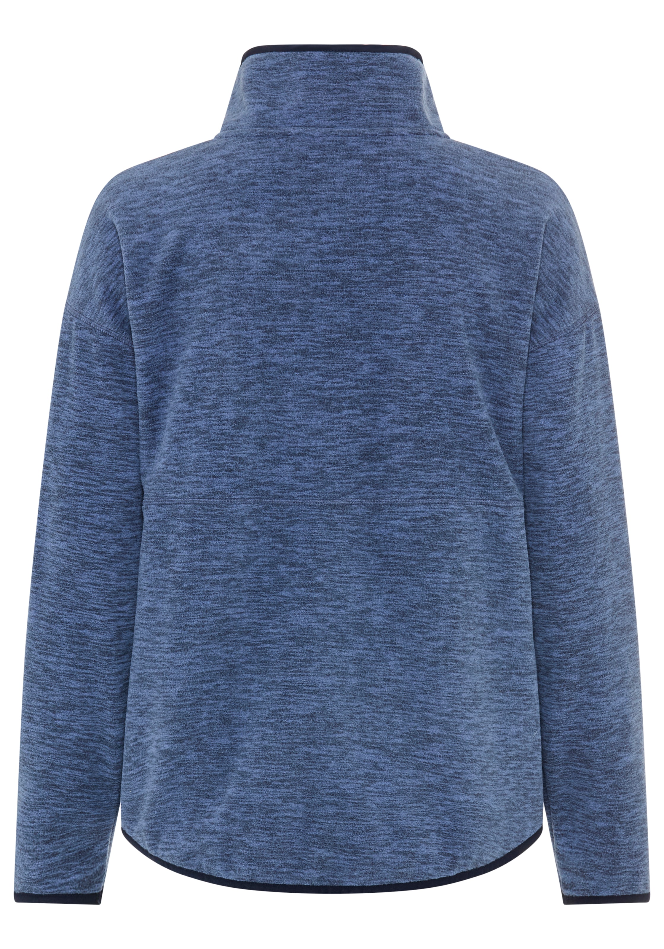 Ocean Sportswear Fleecepullover , mit Logostickerei, mit Reißverschluss, mit Kängurutasche
