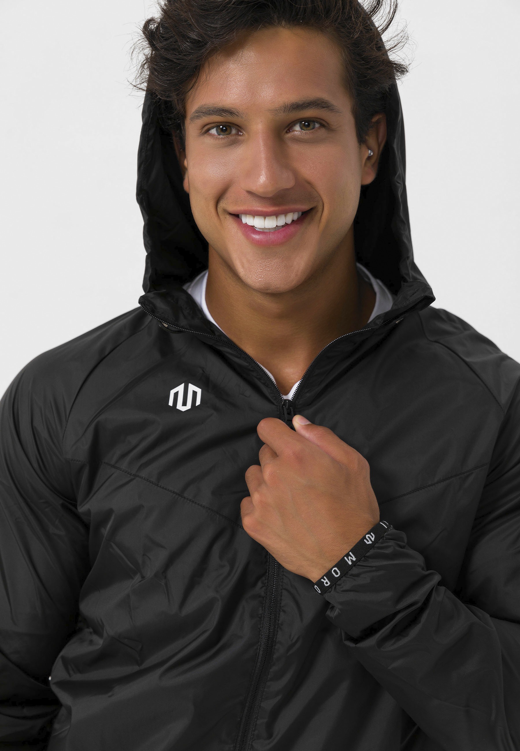 MOROTAI Windbreaker »MOROTAI Herren Morotai Light Windbreaker« 1 Stk. tlg. mit Kapuze