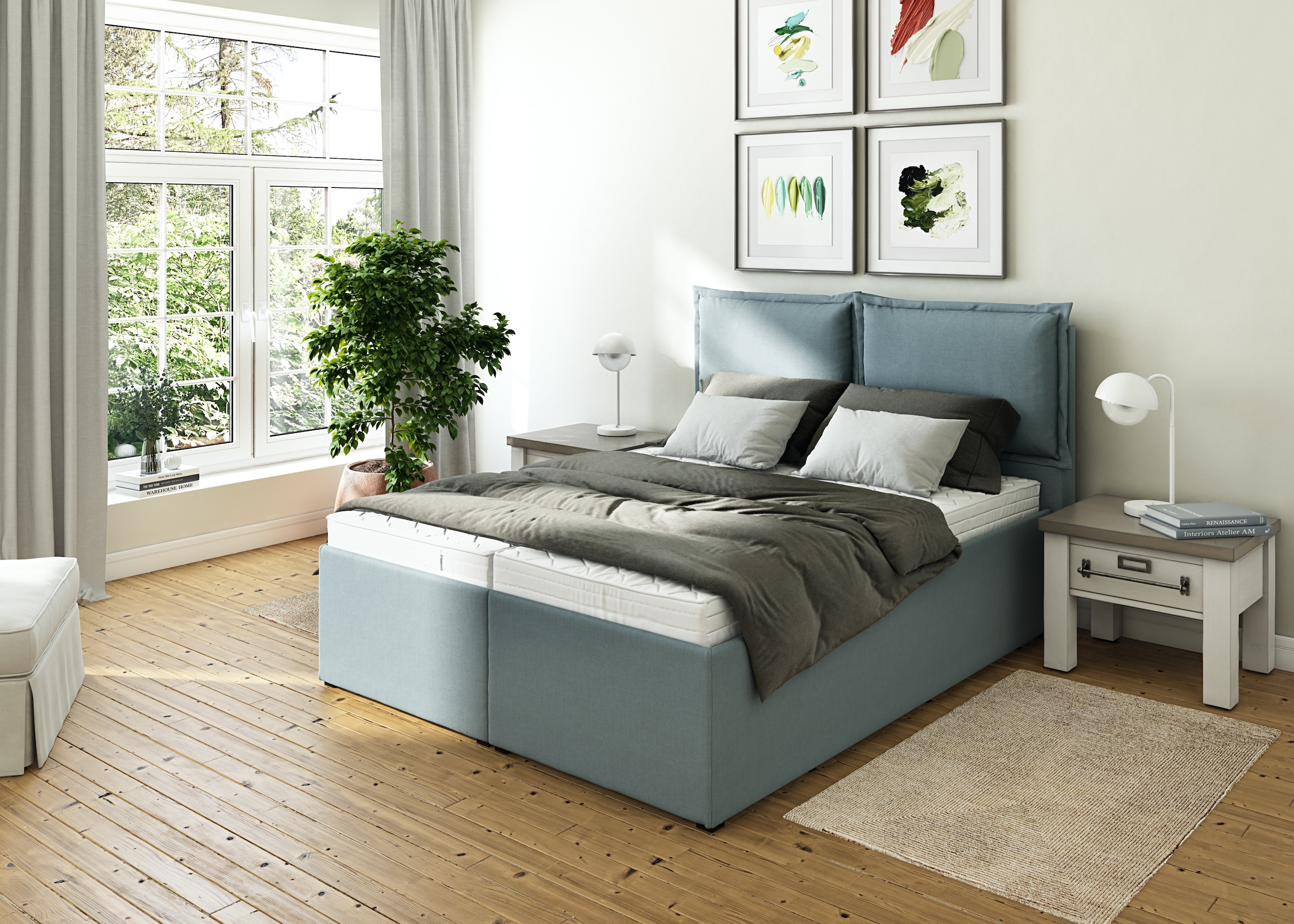 Maintal Polsterbett "Lyara" wahlweise ohne Matratze oder mit 3 Matratzenart günstig online kaufen