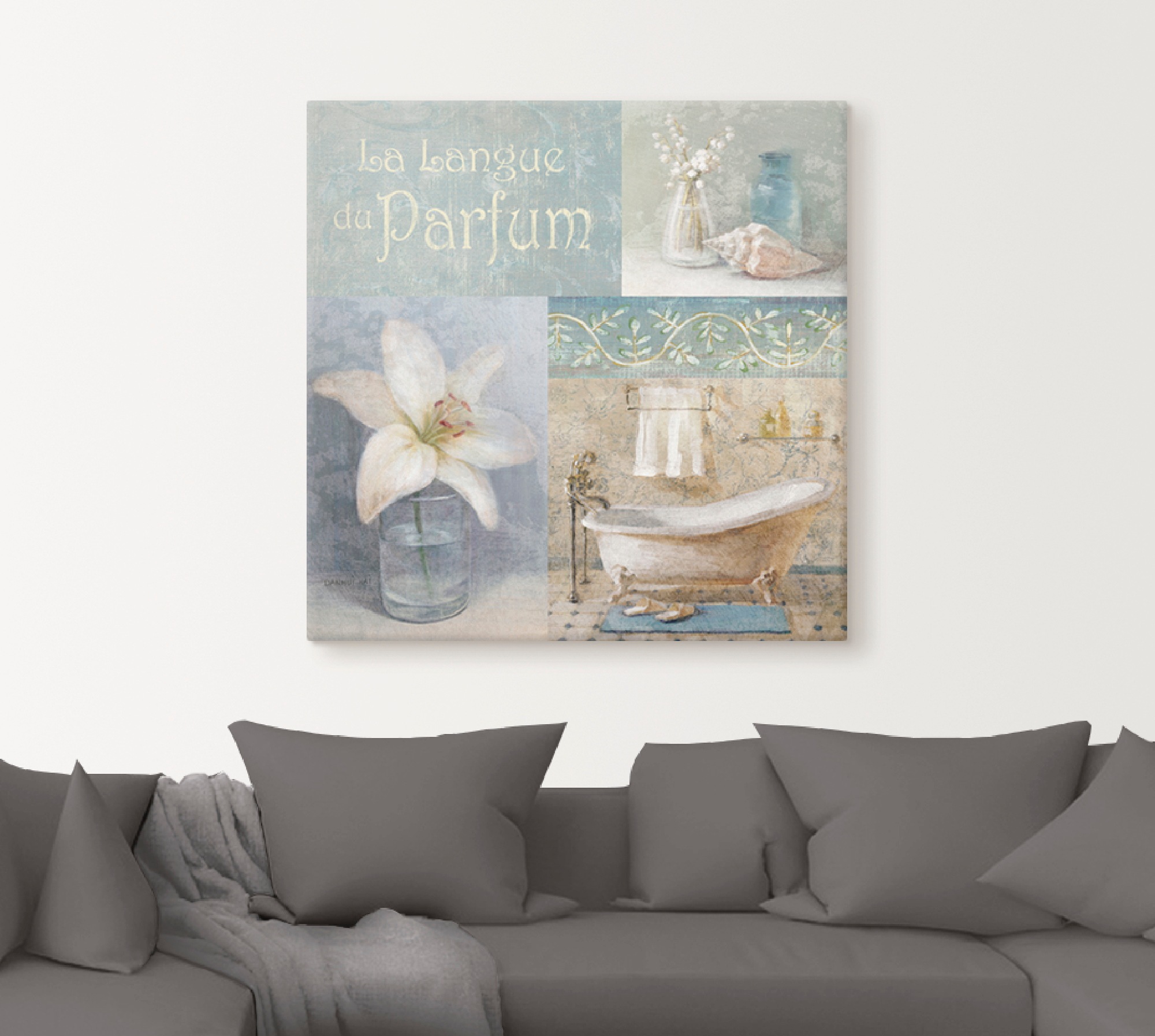 Artland Leinwandbild »Parfum I« Arrangements 1 Stk. tlg. auf Keilrahmen ges günstig online kaufen