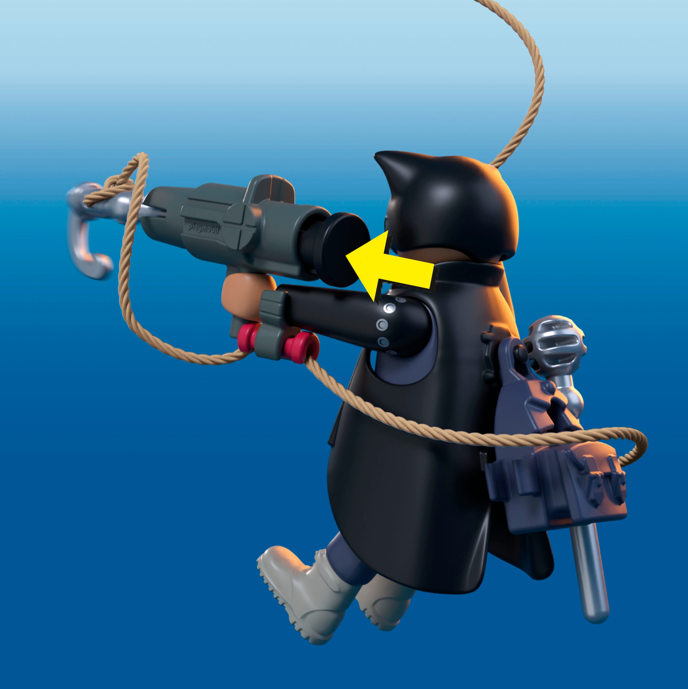 Playmobil® Konstruktions-Spielset »Schatten-Held (71835), Heroes«, (12 St.)