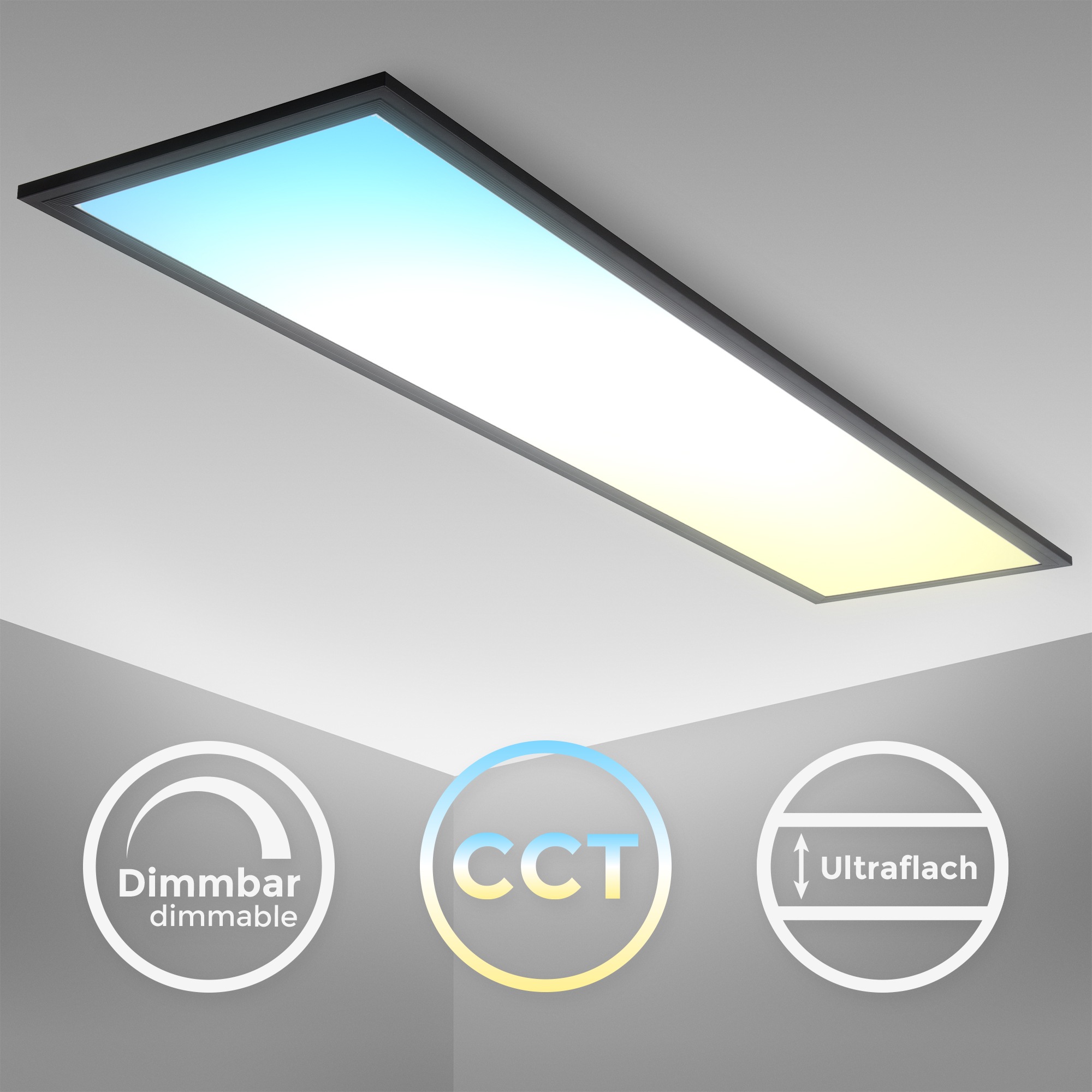 B.K.Licht LED Deckenleuchte »BKL1498 CCT Deckenlampe mit Fernbedienung, Ult günstig online kaufen