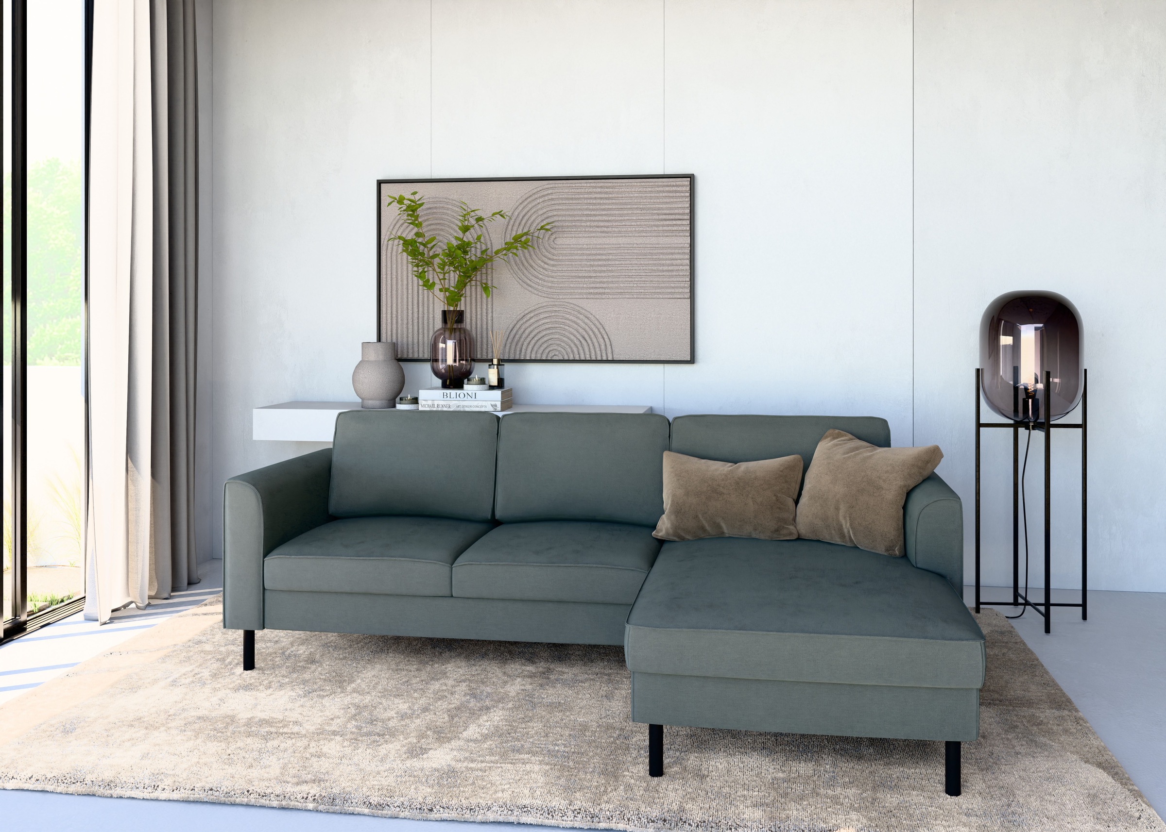 Home affaire Ecksofa »Booster II, whlw. mit Schlaffunktion & Bettkasten, Fu günstig online kaufen