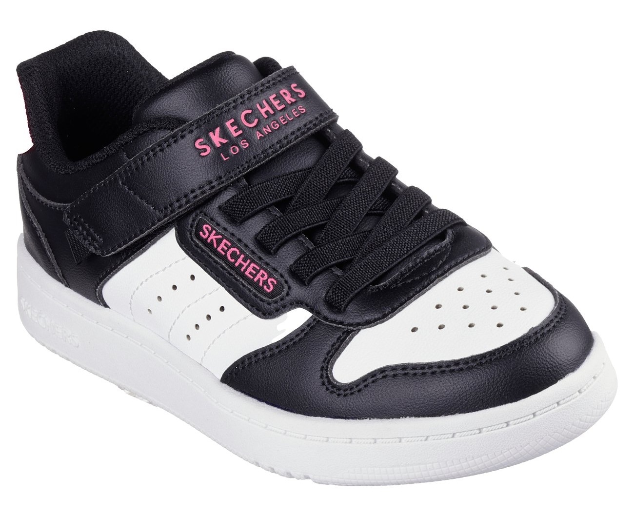 Skechers Kids Sneaker »QUICK STREET«, Retro Sneaker mit Klettverschluss, Größenschablone zum Download