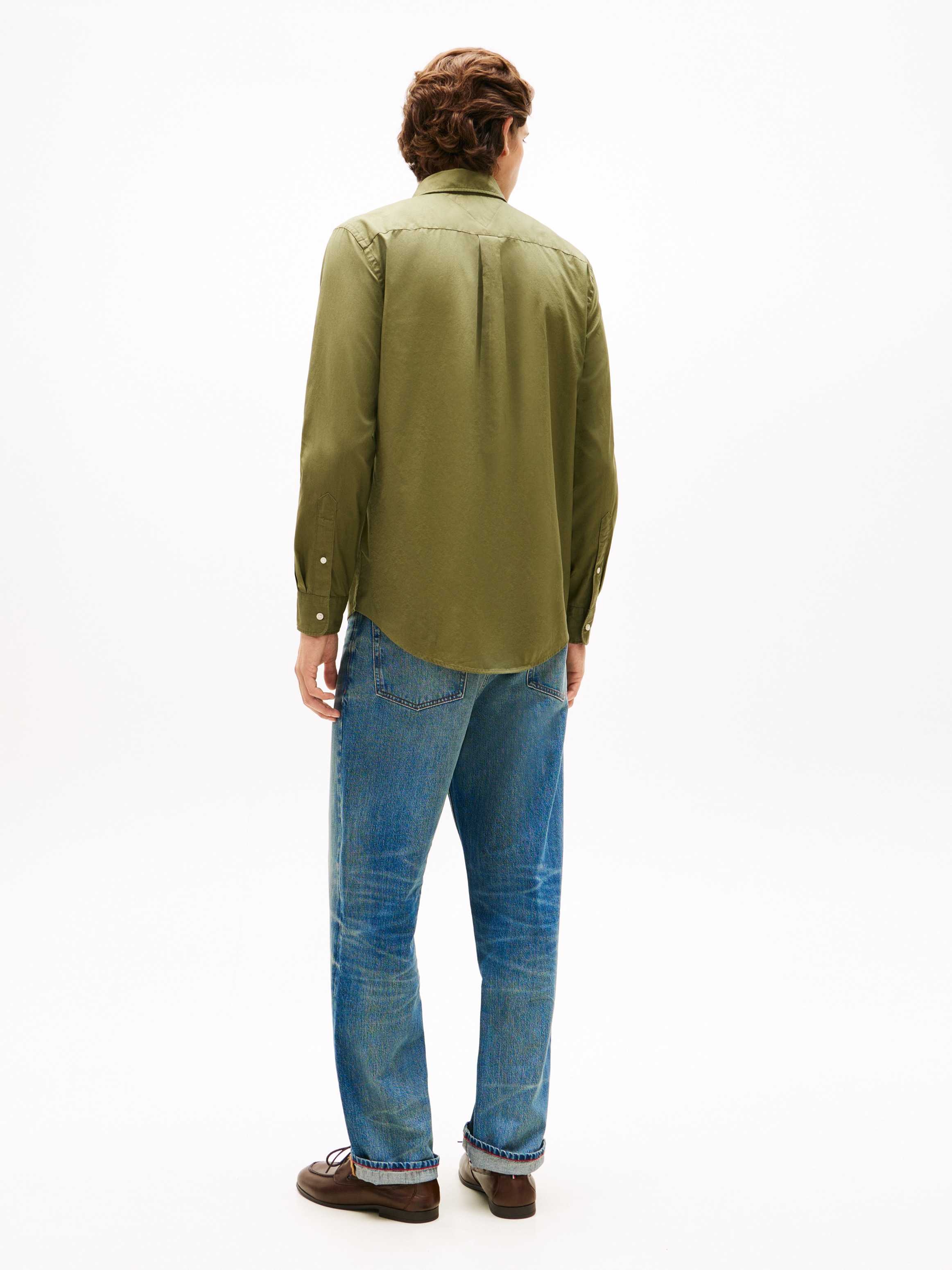 Tommy Hilfiger Businesshemd »FLEX POPLIN SOLID« Regular Fit Flex Cotton