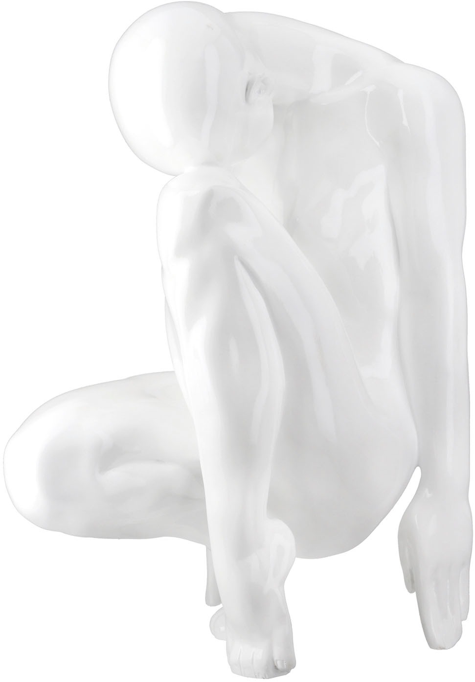 Casablanca by Gilde Dekofigur »Figur Frau Signora weiß H. 41 cm«