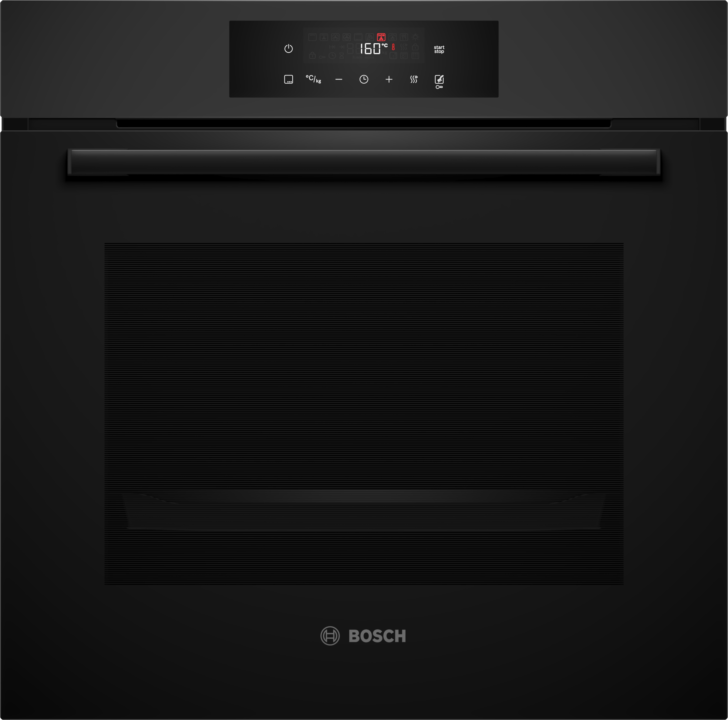 BOSCH Pyrolyse Backofen Serie 4 »HBA572BM3« mit Teleskopauszug nachrüstbar Mattes Design und Air Fry Funktion für perfekt frittierte Lebensmittel