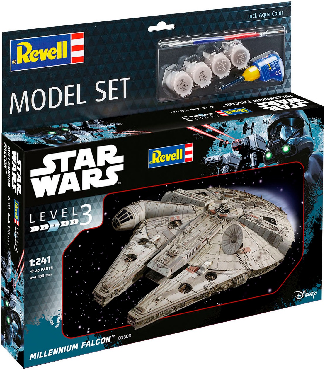 Revell® Modellbausatz »Millennium Falcon, Star Wars«, 1:241, Made in Europe