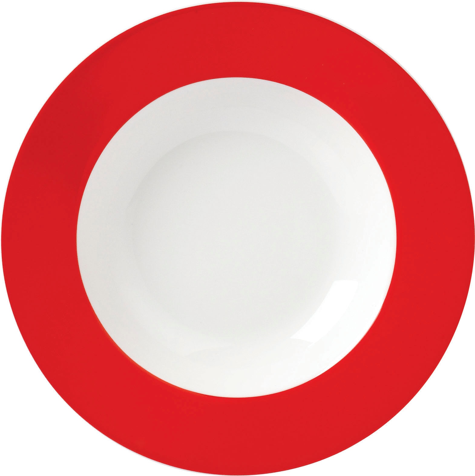 van Well Suppenteller »Vario«, (Set, 6 St., 6 Suppenteller Ø 21,5cm), Porzellan, spülmaschinen- und mikrowellengeeignet, Ø 21,5 cm