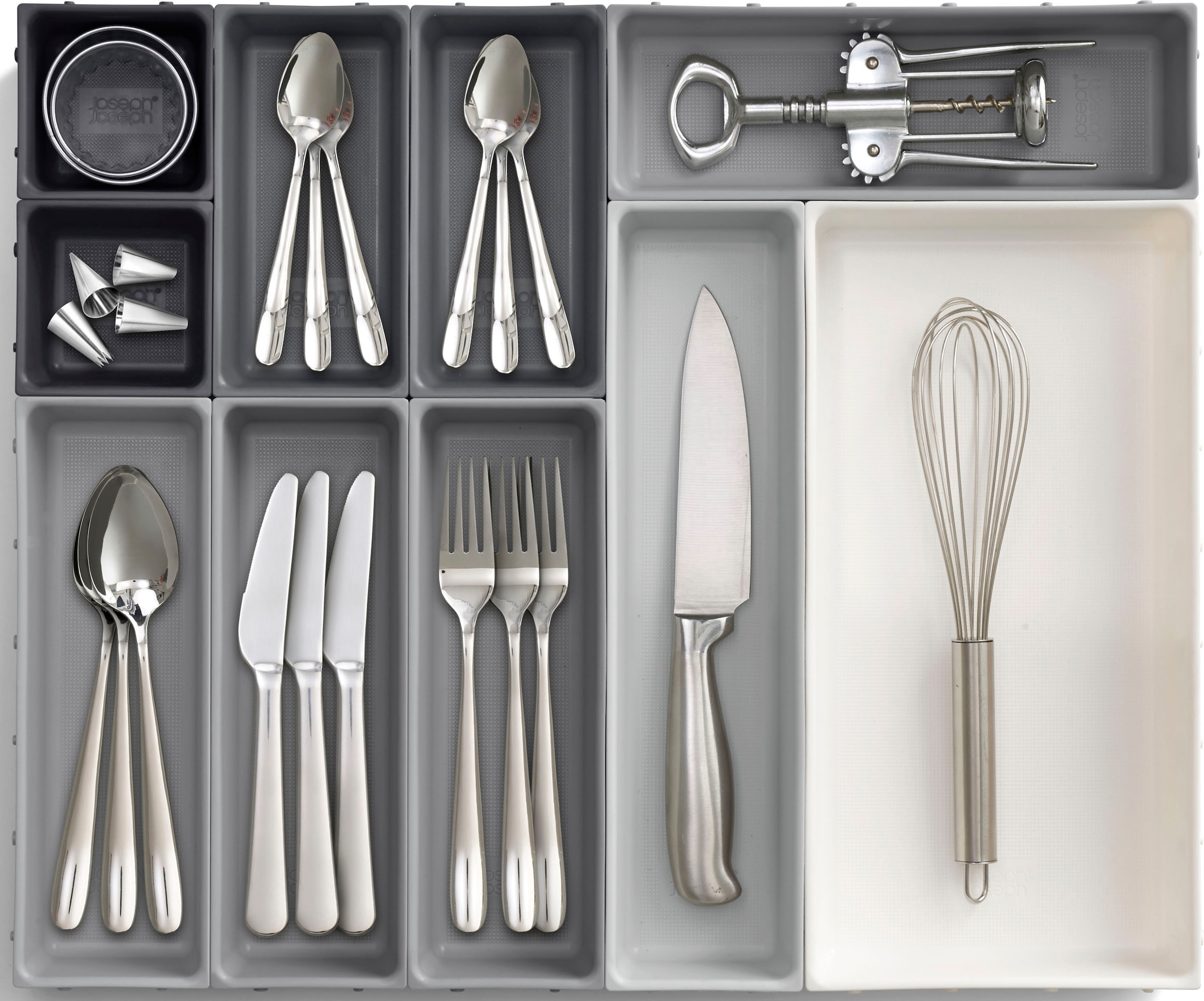 Joseph Joseph Besteckkasten »Joseph Joseph Blox™ 10-teiliges Schubladen-Organizer-Set«, (Set, 14 St.)
