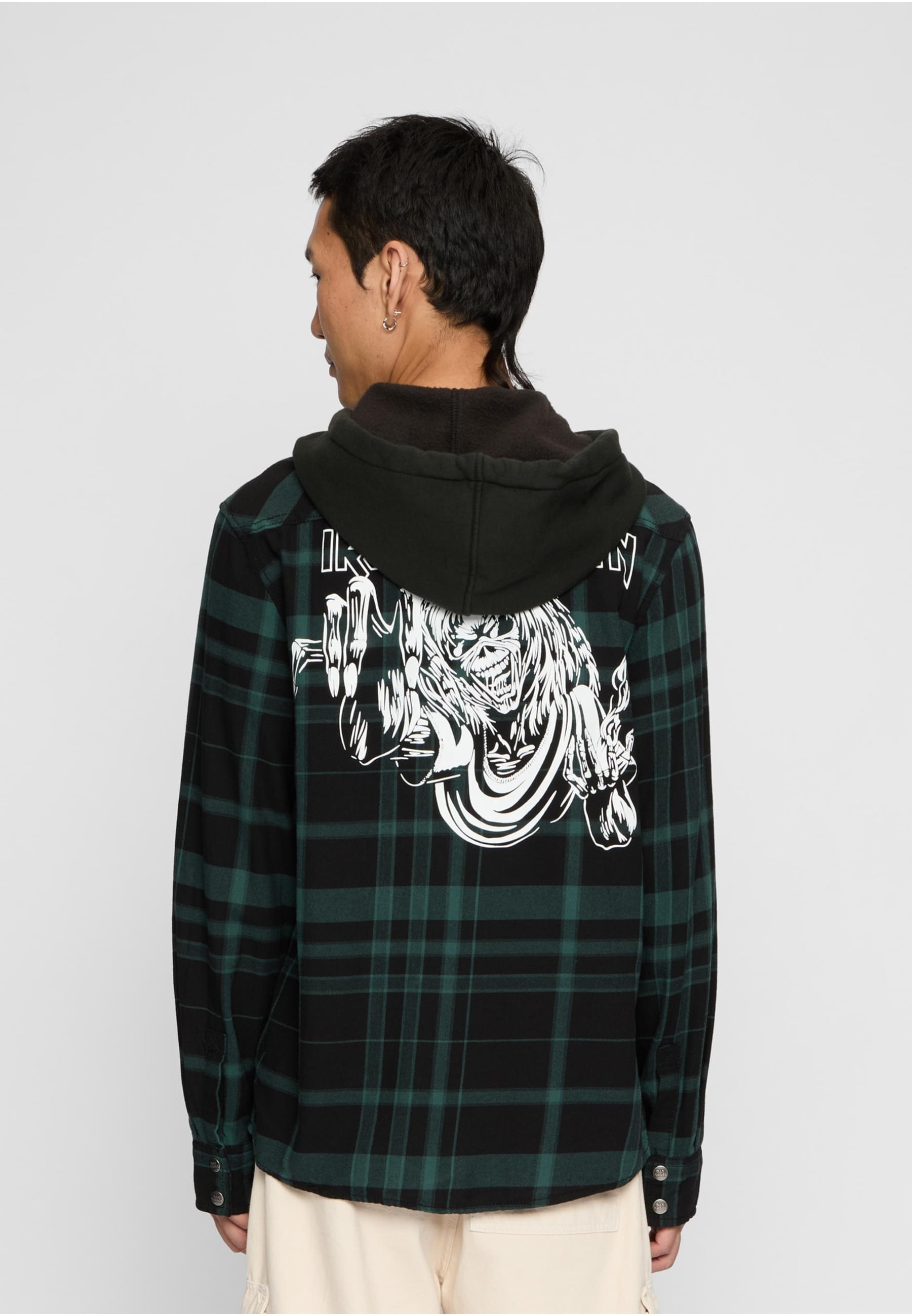 Brandit Allwetterjacke »Brandit Iron Maiden Checkshirt Sweathood Eddy« 1 Stk. tlg. mit Kapuze