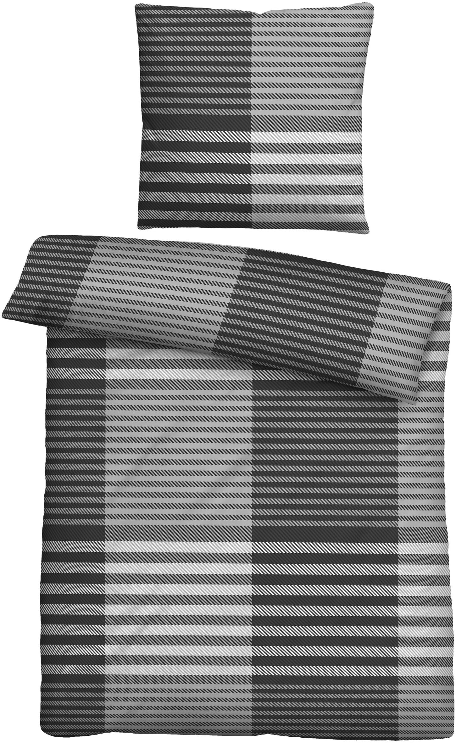 Biberna Bettwäsche »0004106«, wohlig warm + weich, pflegeleicht, 100% Baumw günstig online kaufen