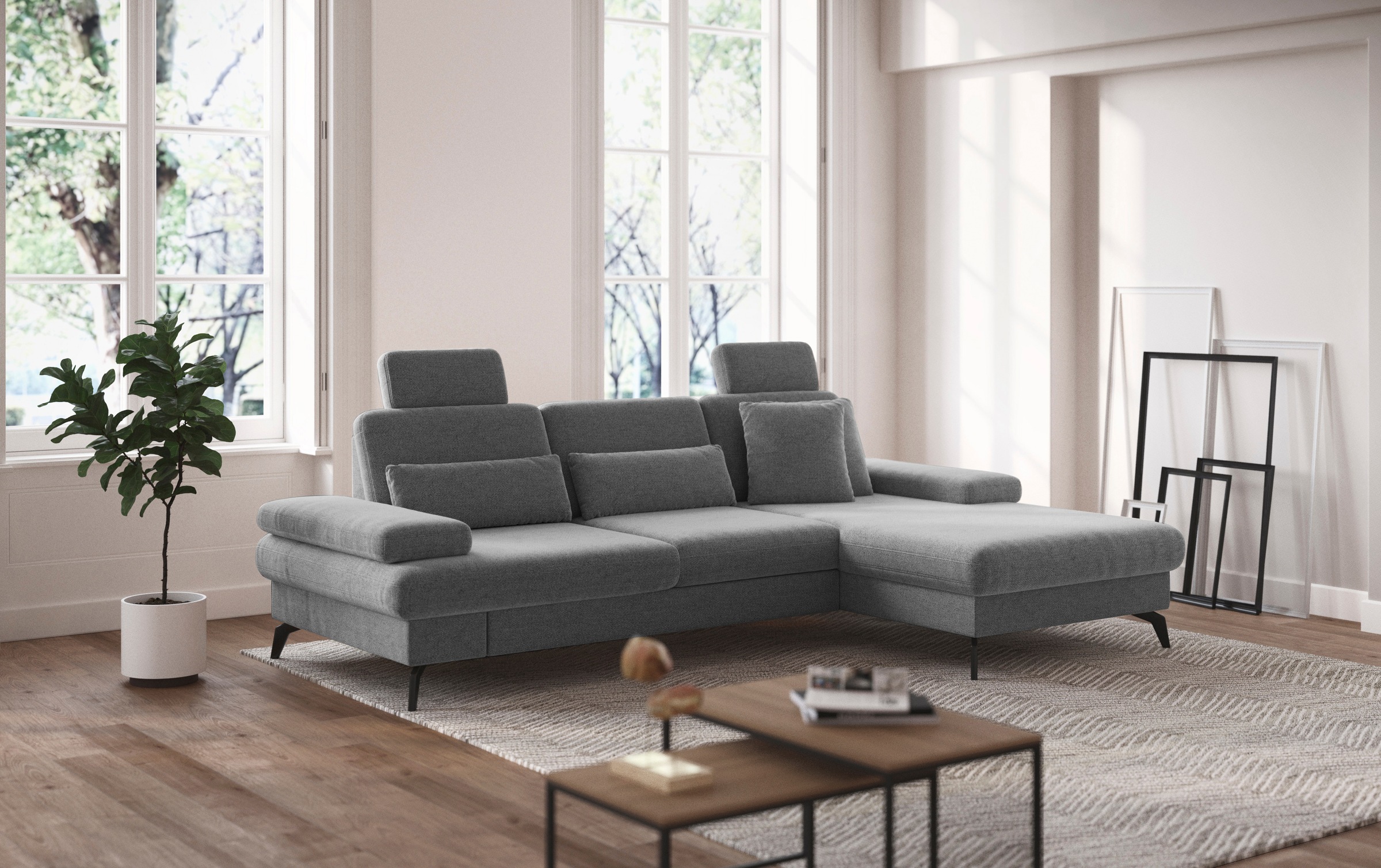 sit&more Ecksofa »Morris L-Form, inkl. Sitztiefenverstellung«, wahlweise mi günstig online kaufen