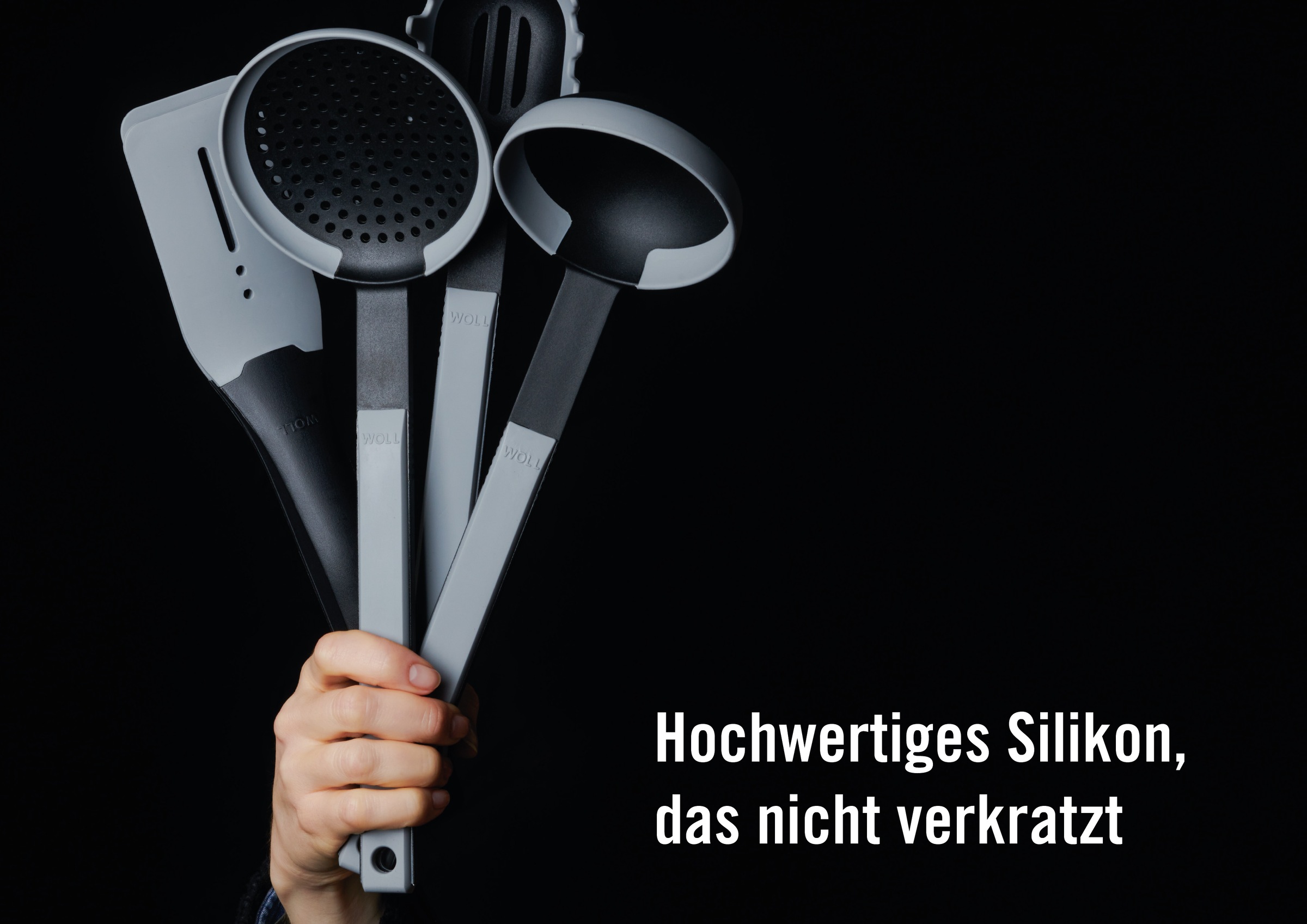 WOLL Besteckhalter »Cook it«, (Set, 2 tlg., 1x Utensilienbehälter, 1x Löffelablage), passend für 8 Küchenhelfer