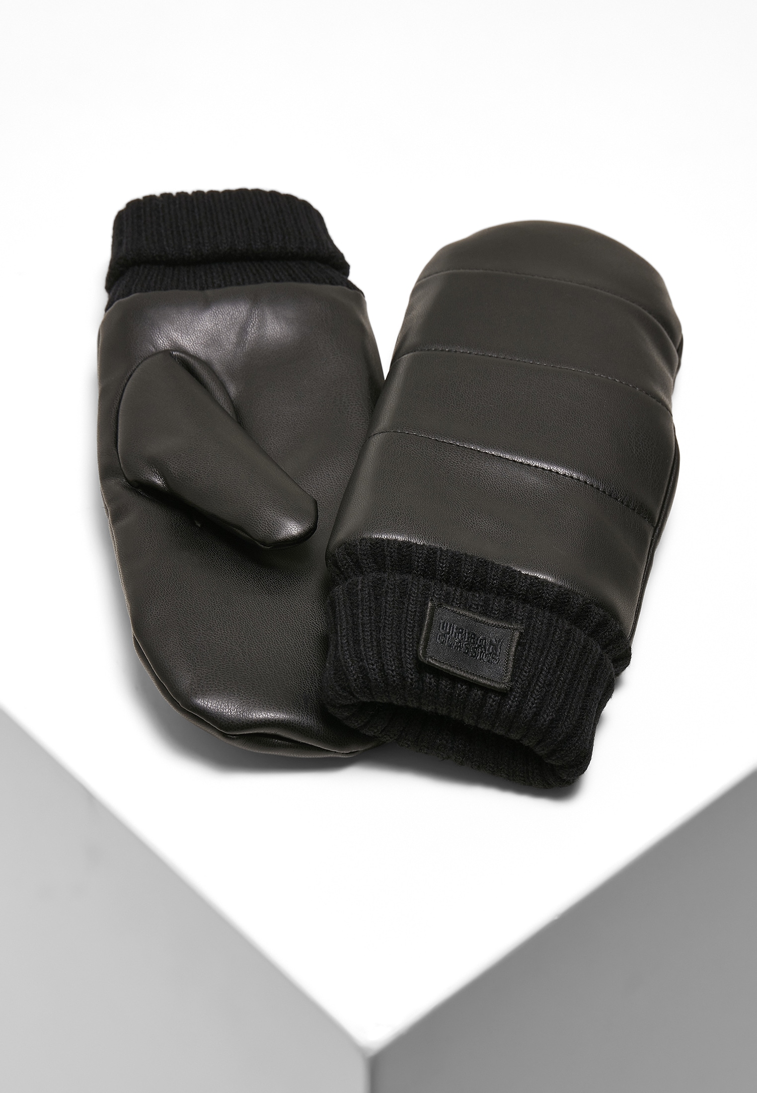 URBAN CLASSICS Baumwollhandschuhe »Urban Classics Unisex Puffer Imitation Leather Gloves«