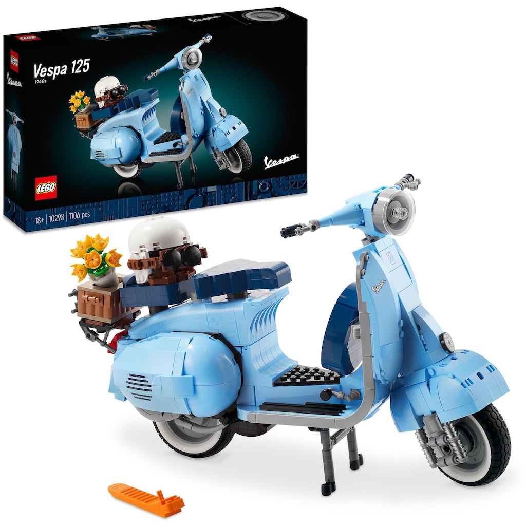 LEGO® Konstruktionsspielsteine »Vespa 125 (10298), LEGO® Creator Expert«, (1106 St.), Made in Europe