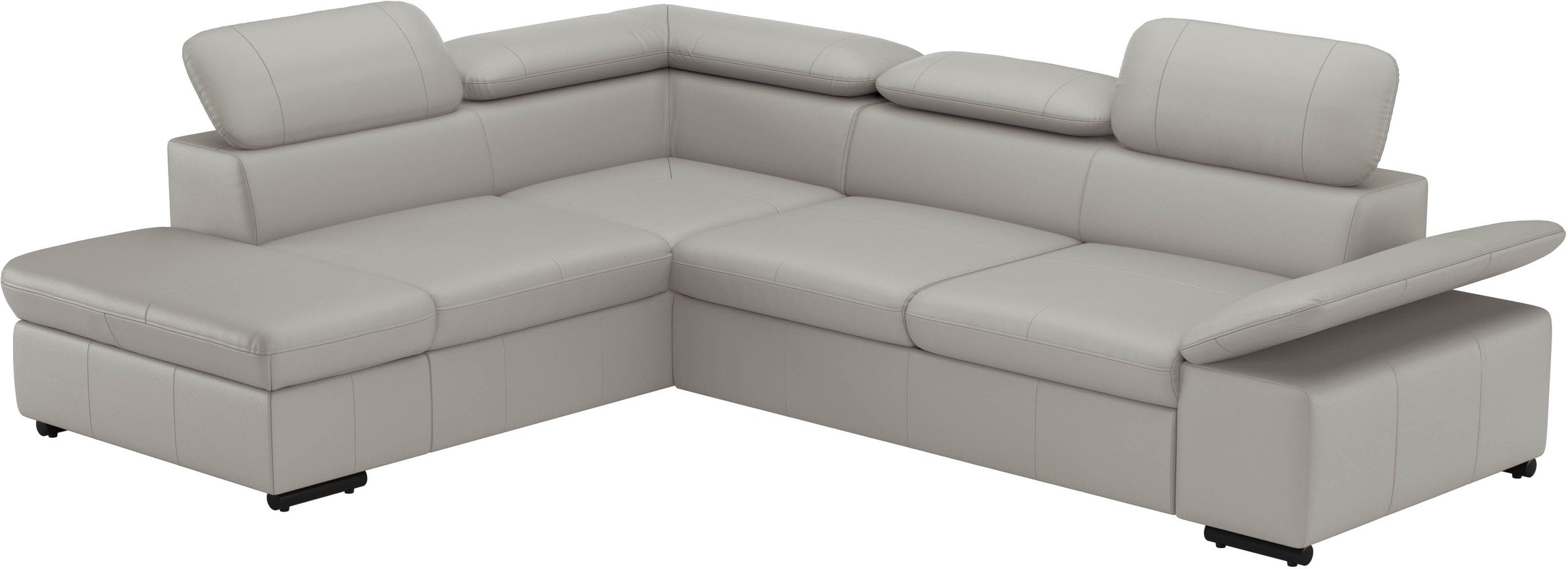 sit&more Ecksofa »Alcudia L-Form«, mit Armteilverstellung, optional Kopfteilverstellung und Bettfunktion