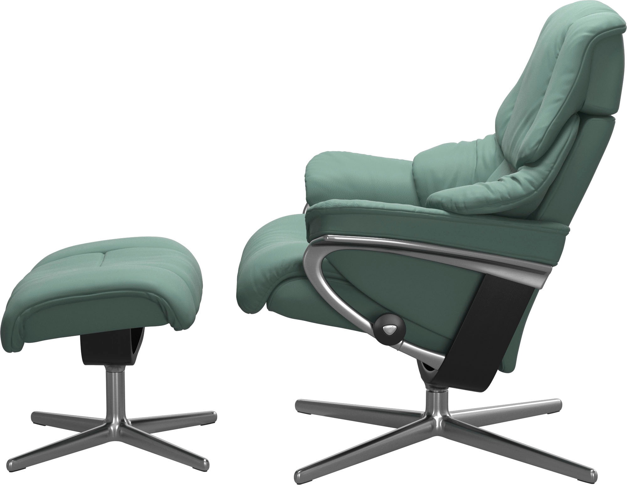 Stressless® Relaxsessel »Reno«, mit Cross Base, Größe S, M & L, Holzakzent Schwarz