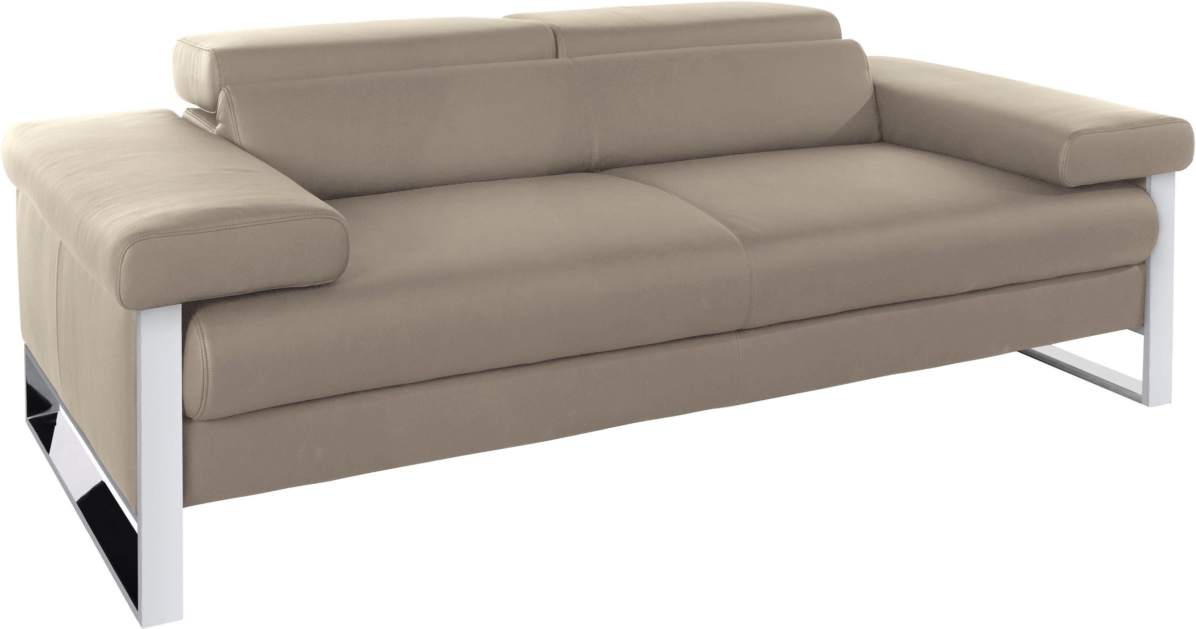 W.SCHILLIG 2-Sitzer »finn«, German Design Award 2016, Fußgestell Chrom glänzend, Breite 210 cm
