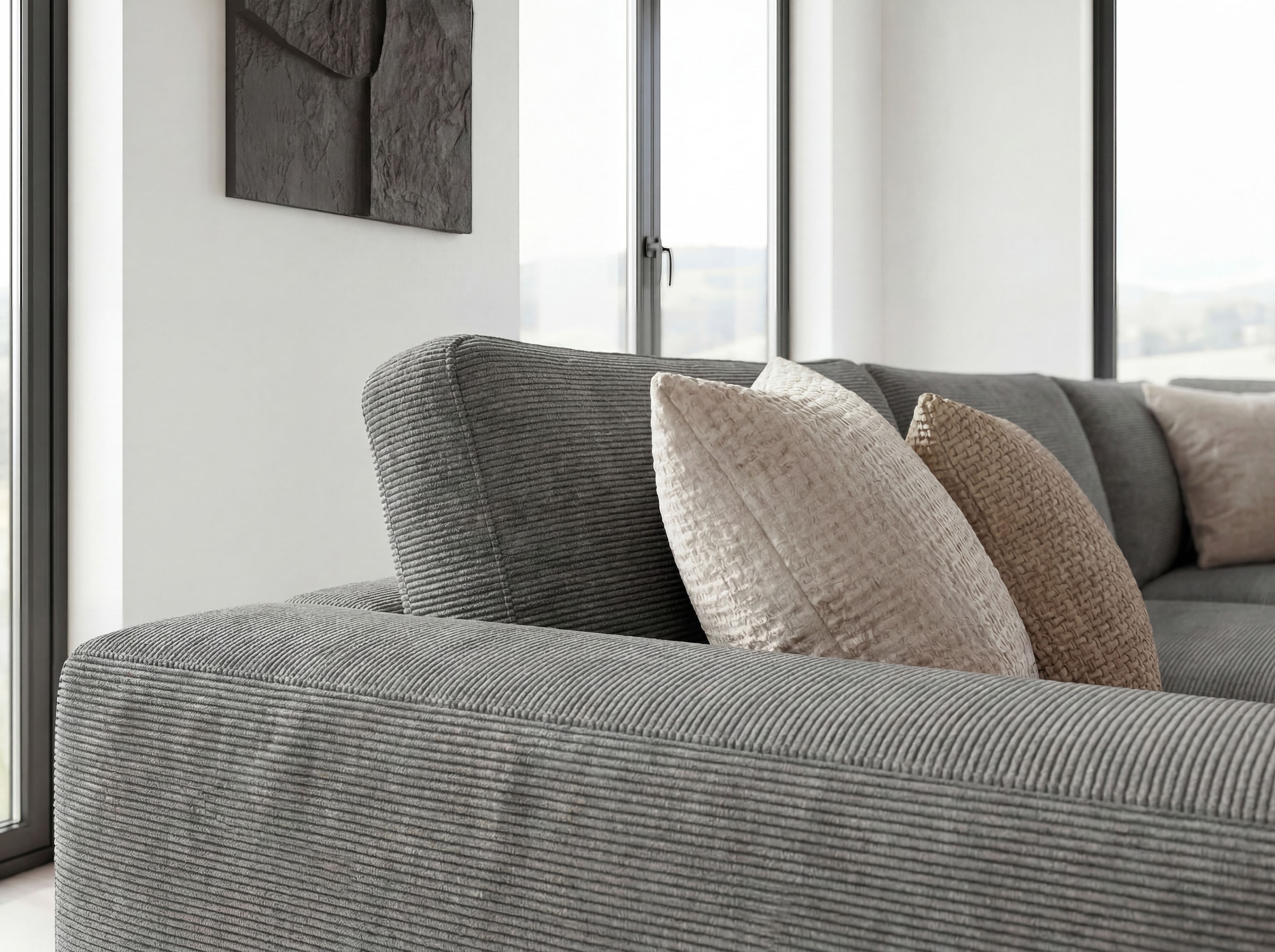Musterring Ecksofa »MR LUCIA, Luxuriöse Wohlfühlgarnitur von Musterring« Erstklassige Kammerkissen, komfortable Umbauecke & zeitloser Look