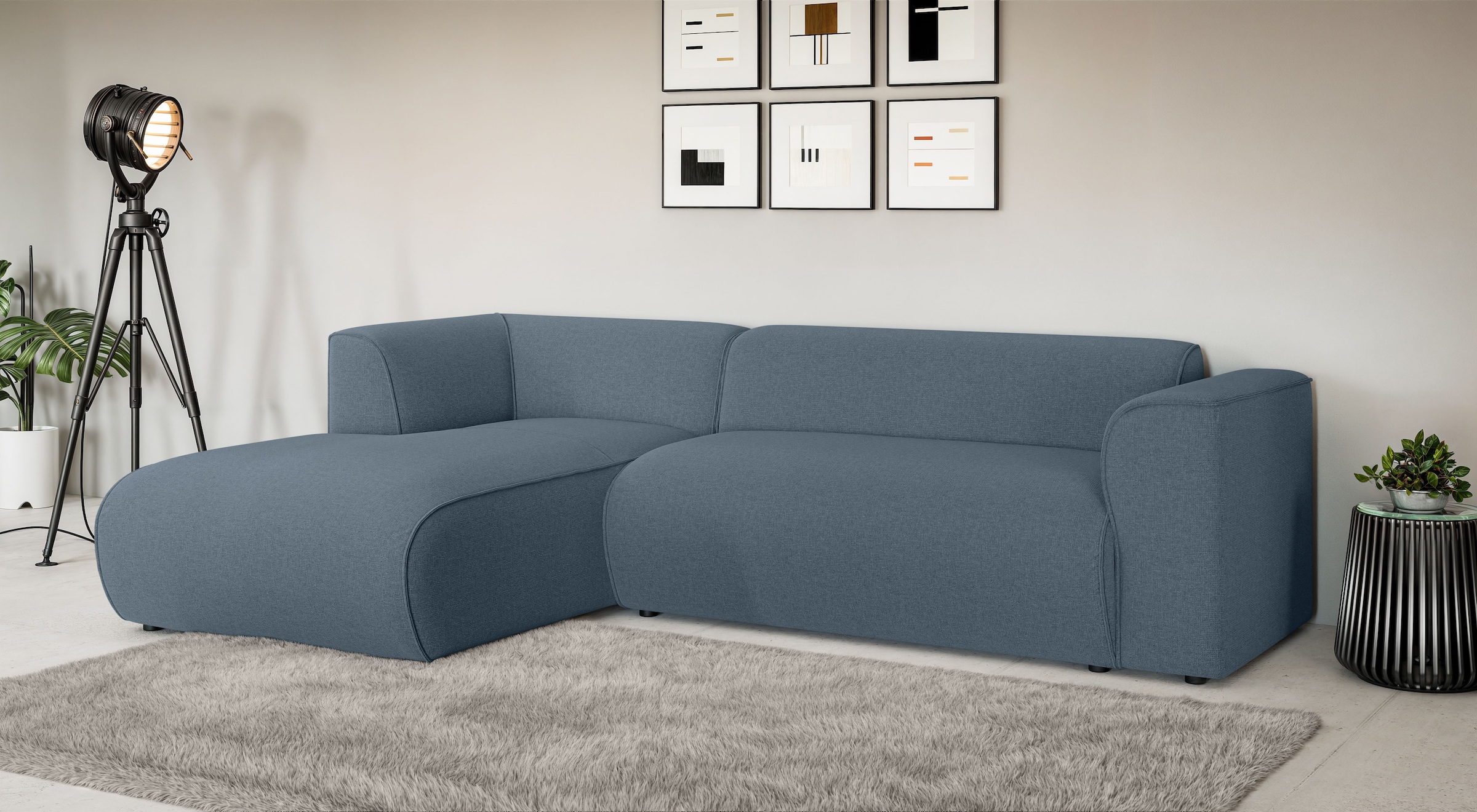 INOSIGN Ecksofa »MERID L-Form (257 cm), zeitlos & stilvolles Design,« Aufwe günstig online kaufen