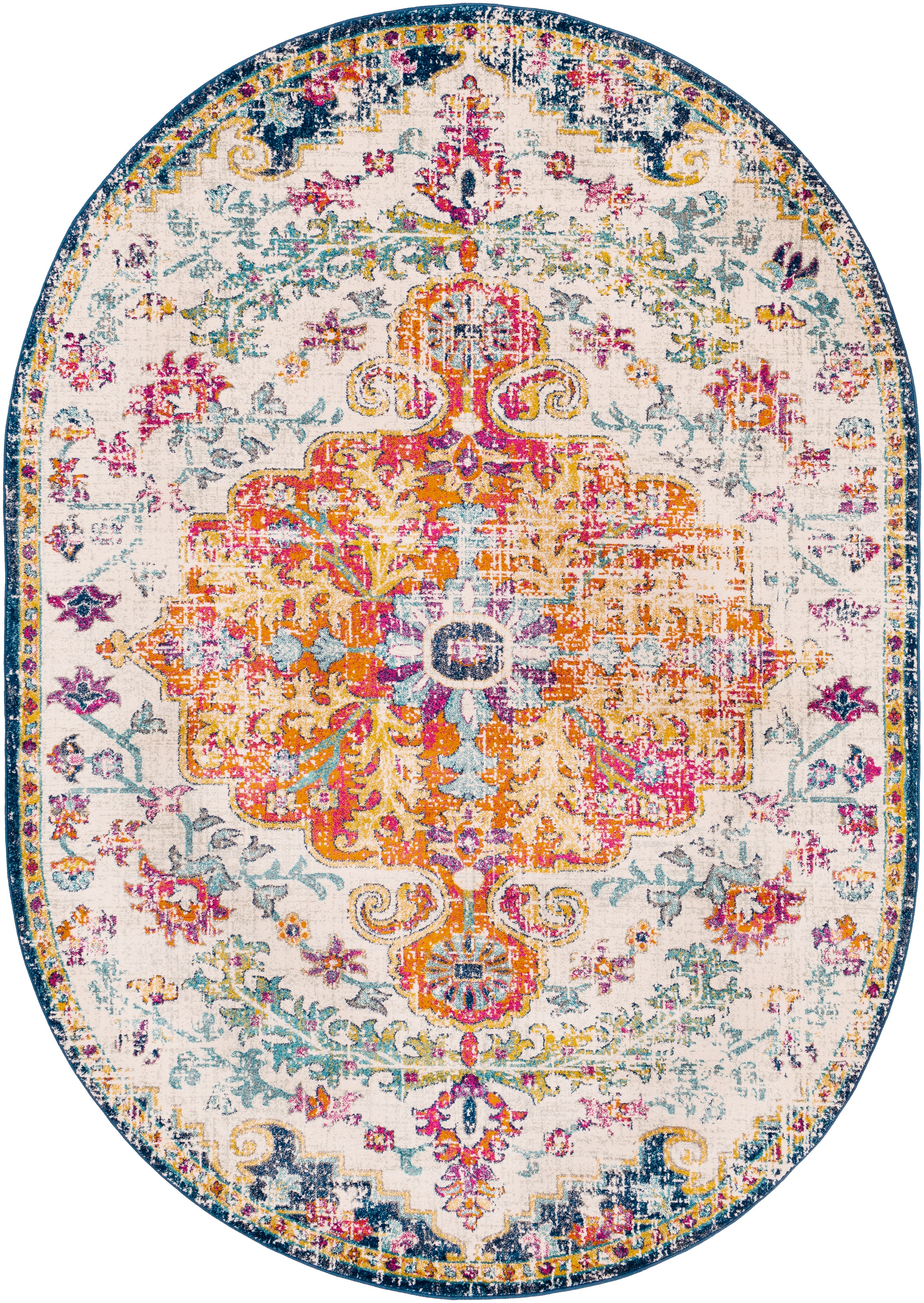 Livabliss Teppich »MUNICH«, oval, 11 mm Höhe, Vintage Orientteppich, Tradit günstig online kaufen