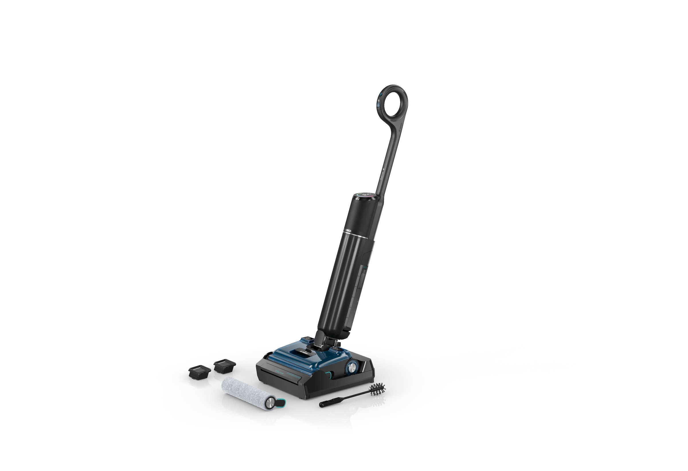 BOSCH Nass-Trocken-Sauger »OneFlow Serie 6 BHF61BM/BHF61BS, Selbstantrieb, 24kPA, 180°Neigung« Anti-Haarverwicklung, LED-Licht, Selbstreinigung, 40 min Akku / 150m²