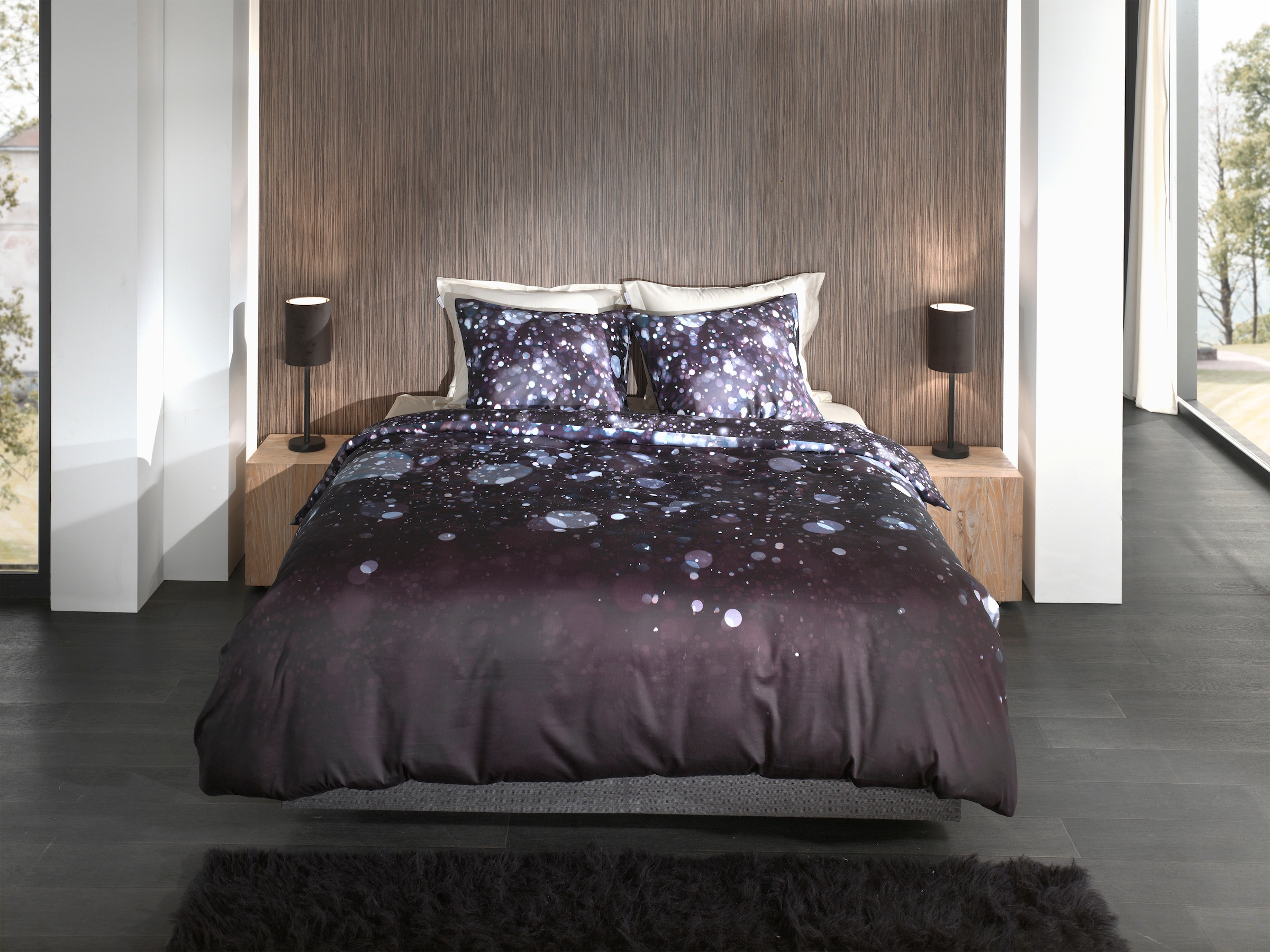 Heckett & Lane Bettwäsche »Gabin« 2 Stk. tlg. 100% Baumwolle, hochwertiges Mako-Satin, Bettwäsche ab 135x200 cm.