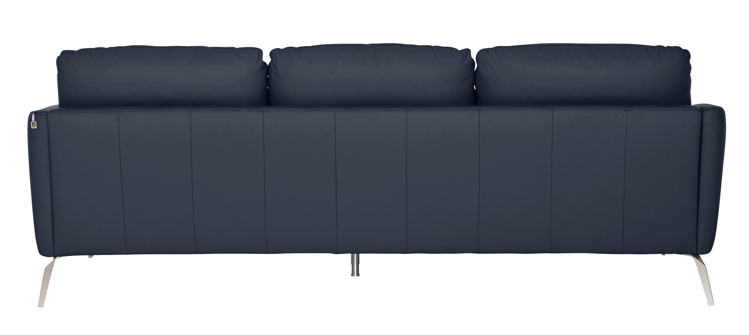 W.SCHILLIG Big-Sofa »softy«, mit dekorativer Heftung im Sitz, Füße Chrom glänzend