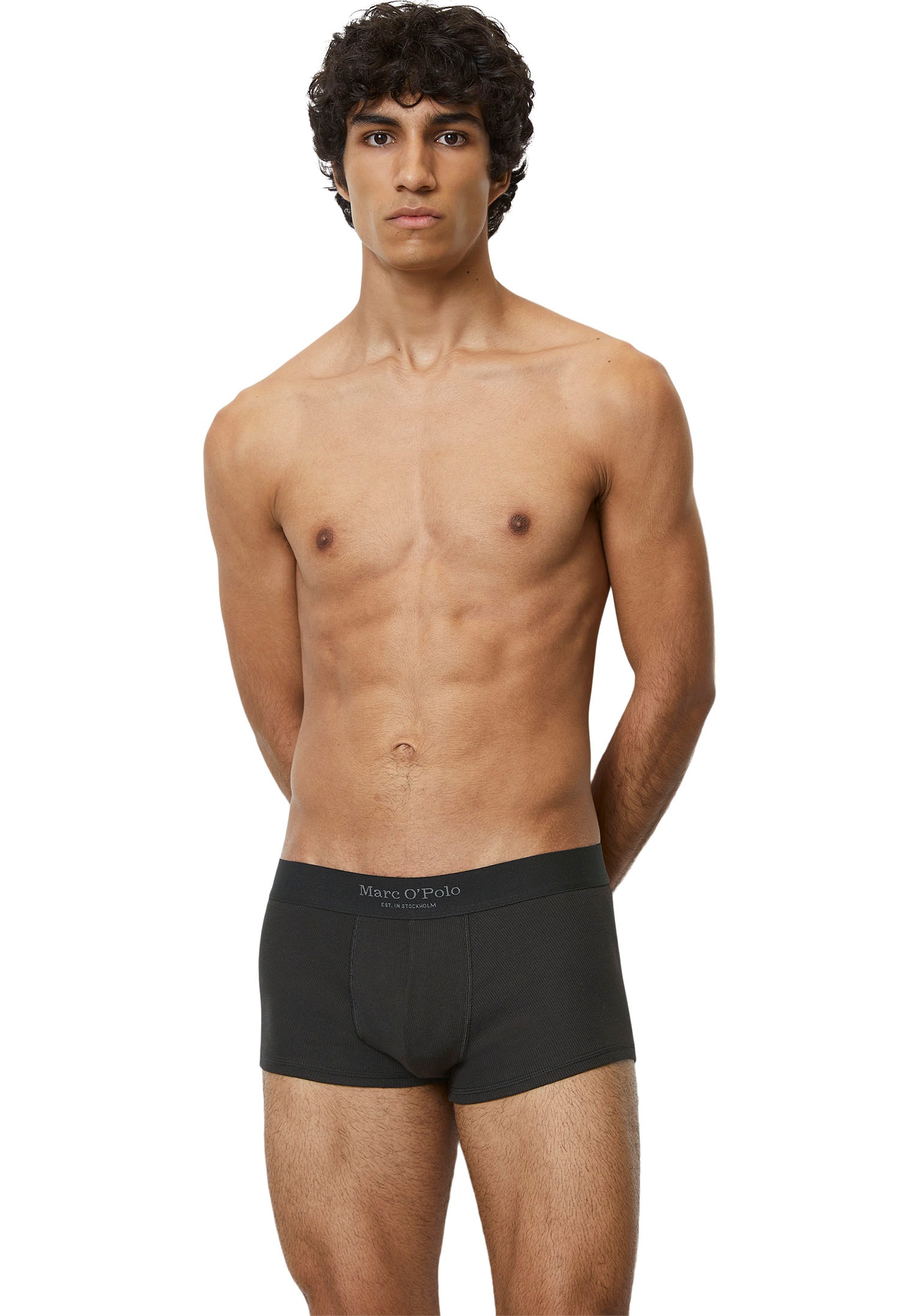 Marc O'Polo Boxer »Iconic Rib«, (2er Pack), mit flachen Nähten