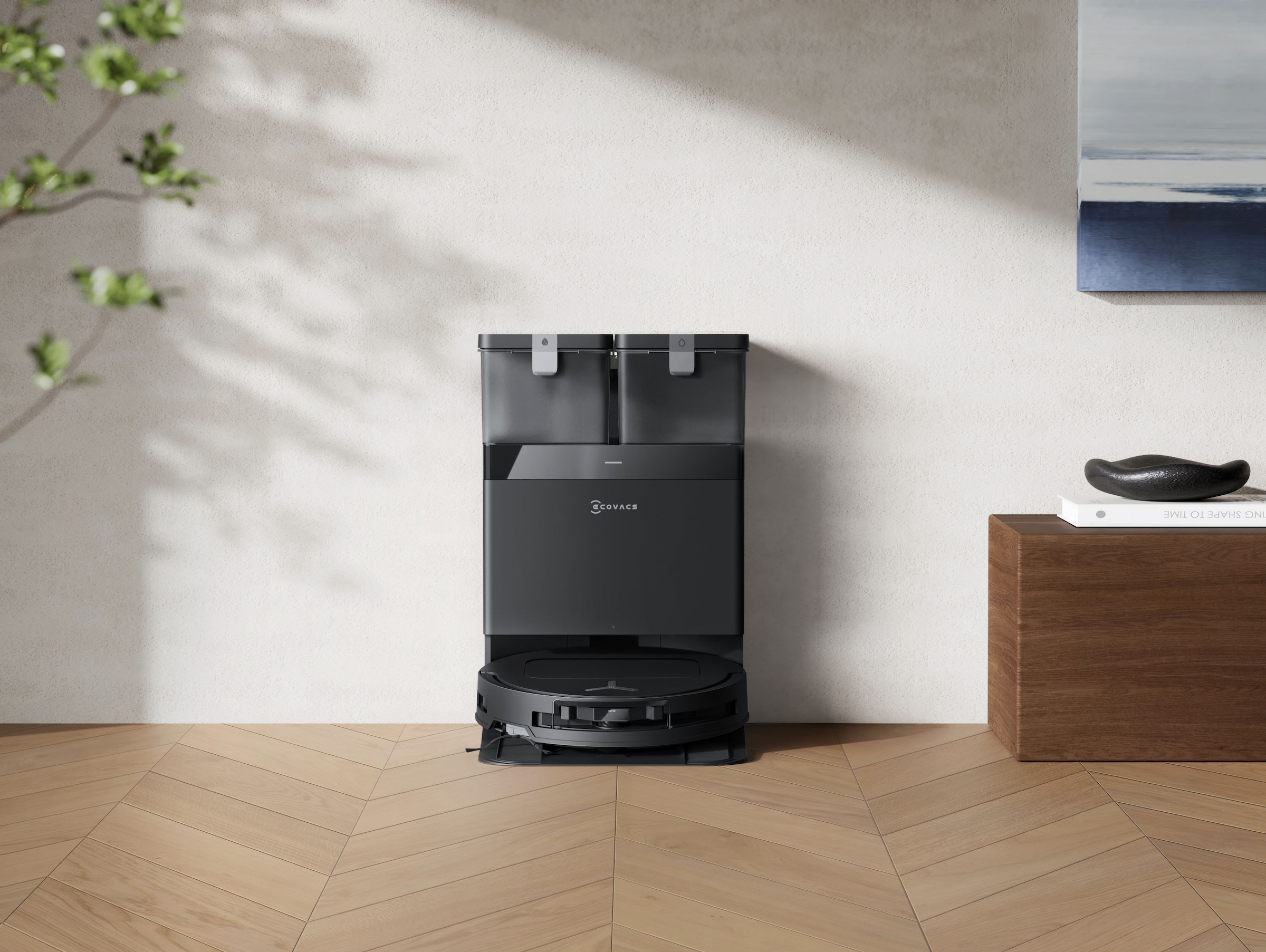 ECOVACS Nass-Trocken-Saugroboter »DEEBOT T50 OMNI Gen3« 25.000 Pa, OMNI Station, Ultraschlankes 81-mm-Design