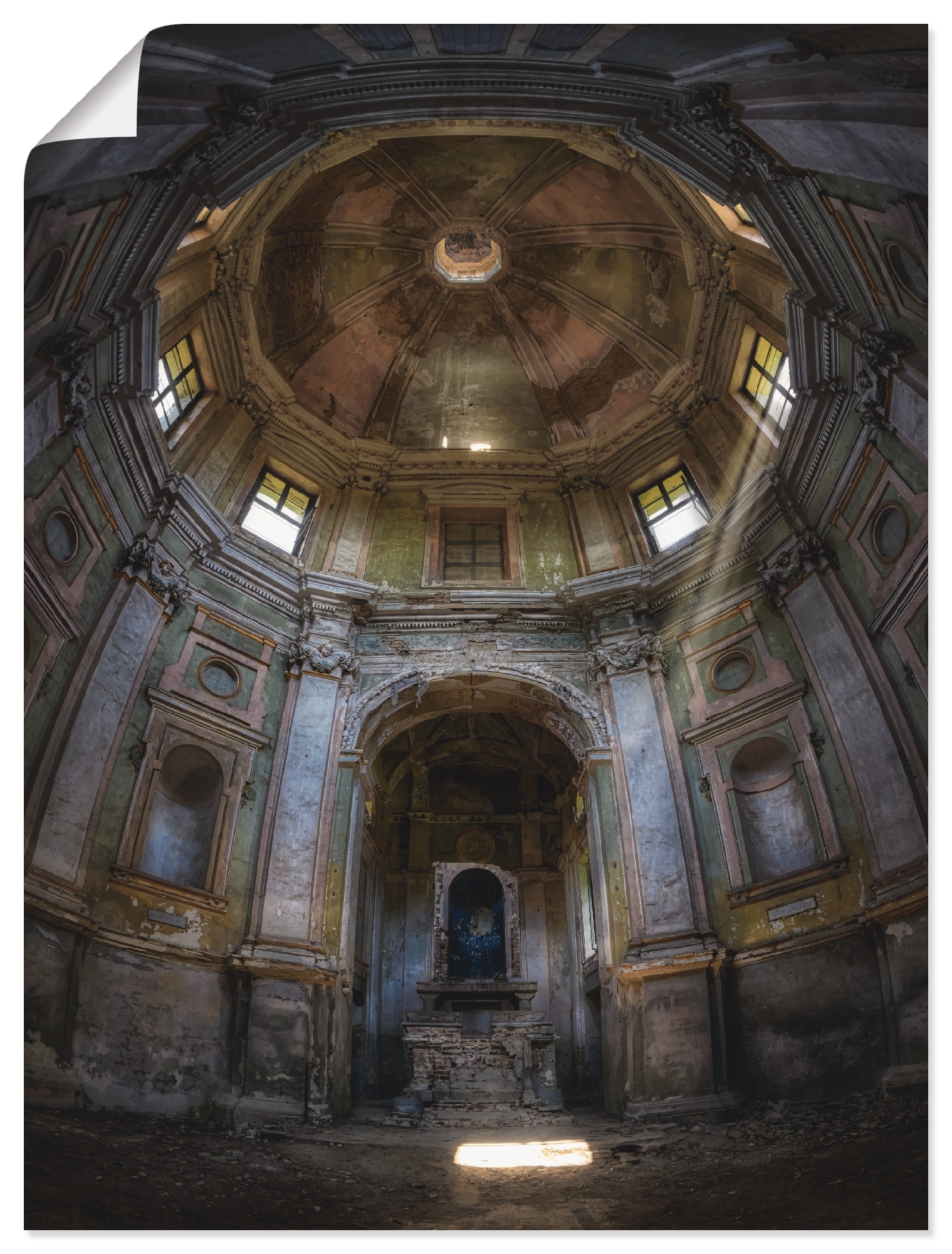 Artland Wandbild »Lost Place - marode Kirche - verlassen«, Gebäude, (1 St.) günstig online kaufen