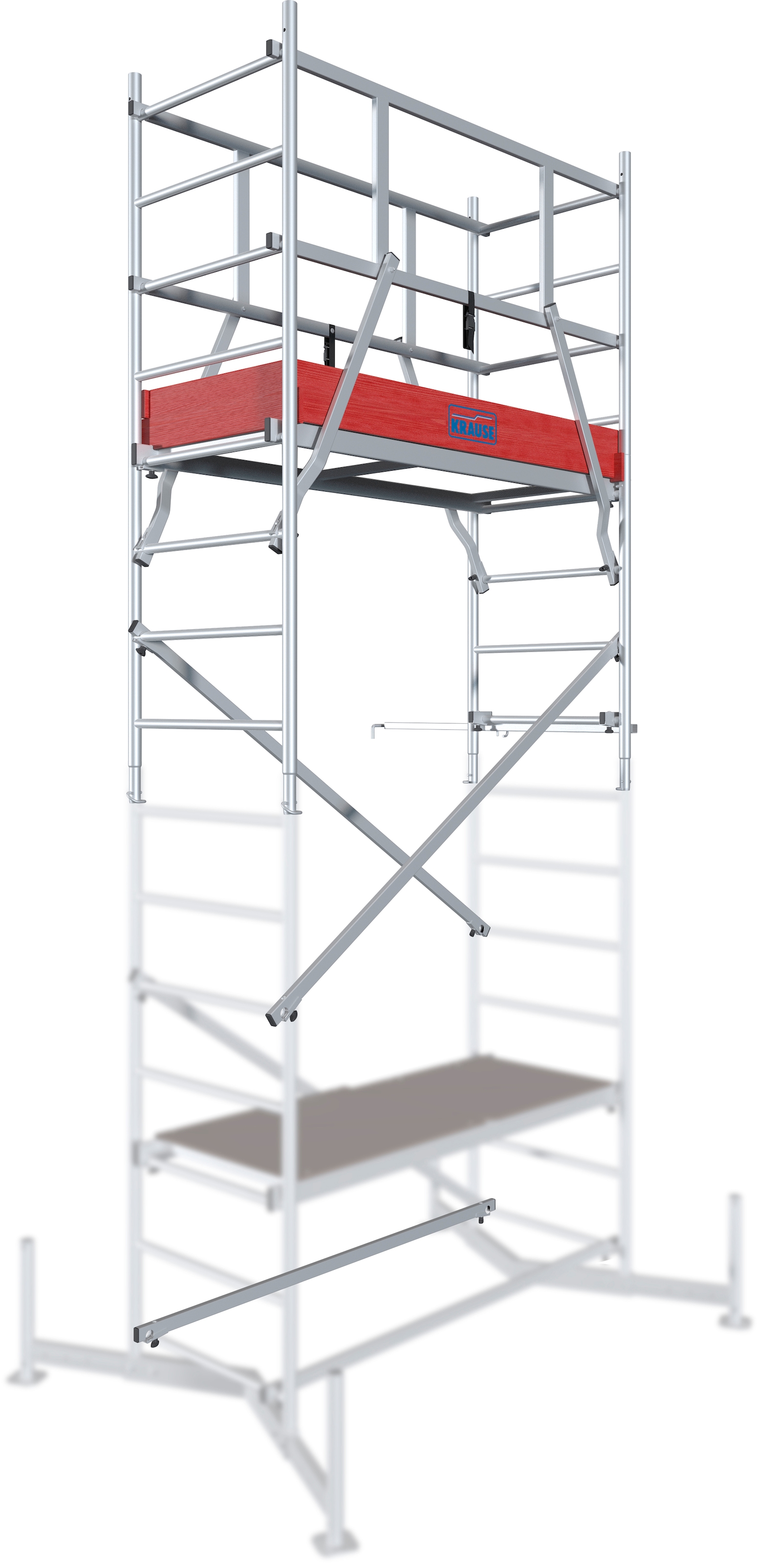 KRAUSE Arbeitsgerüst »ClimTec System 1. Aufstockung«, nur in Verbindung mit dem ClimTec System Grundgerüst nutzbar