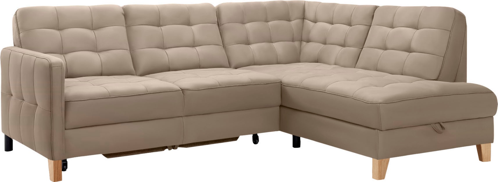 exxpo - sofa fashion Ecksofa »Elio, kompakt & bequem, zeitloses Design, Bre günstig online kaufen