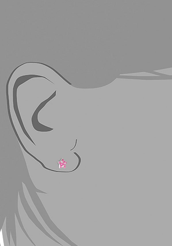 Prinzessin Lillifee Paar Ohrstecker »Shining Star, 2036428«, mit Preciosa Crystal
