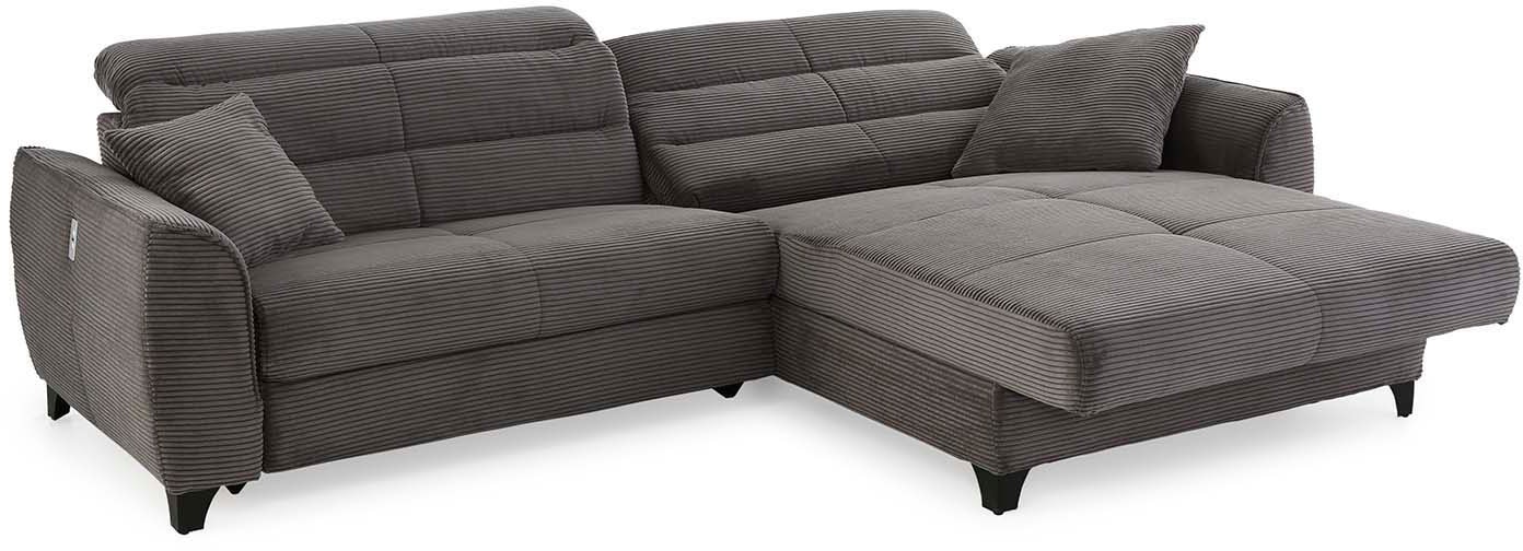 Jockenhöfer Gruppe Ecksofa »Double One L-Form«, mit 2x 120cm breiten, elektromotorischen Relaxfunktionen