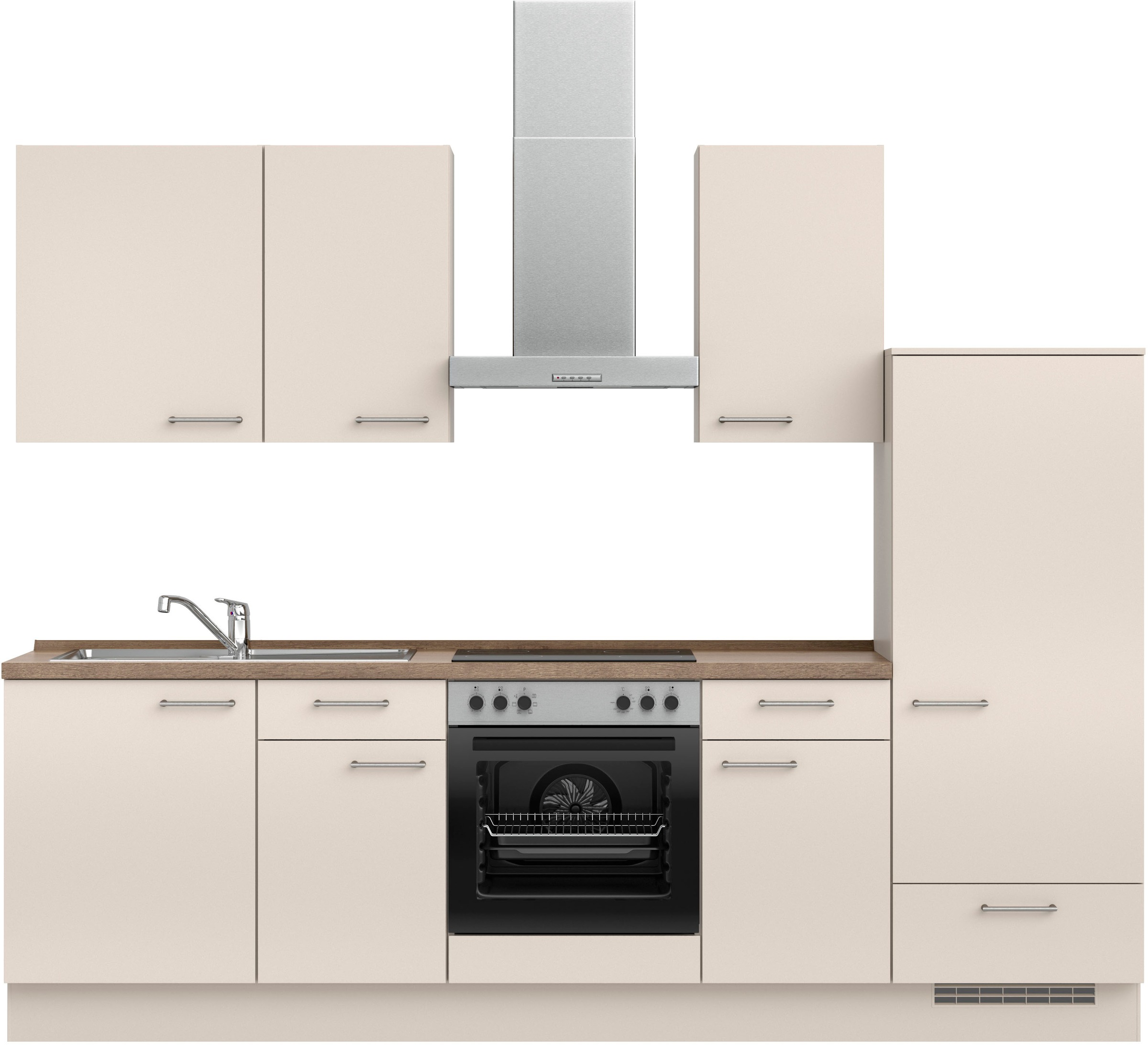 nobilia® Küchenzeile »"Laser I", Ausrichtung wählbar, Breite 270 cm« vormon günstig online kaufen