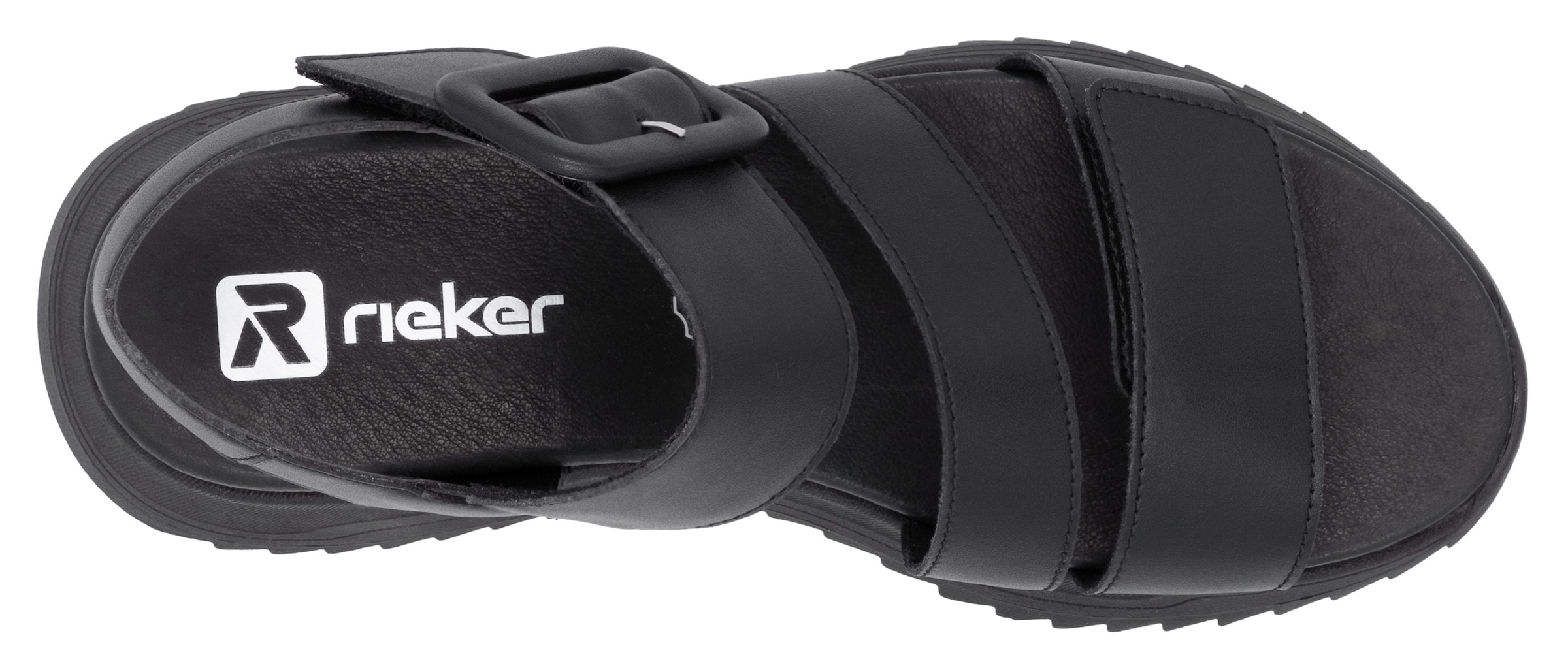 RIEKER Sport Riemchensandale, Sommerschuh, Klettschuh, Outdoorsandale mit weichem Fußbett