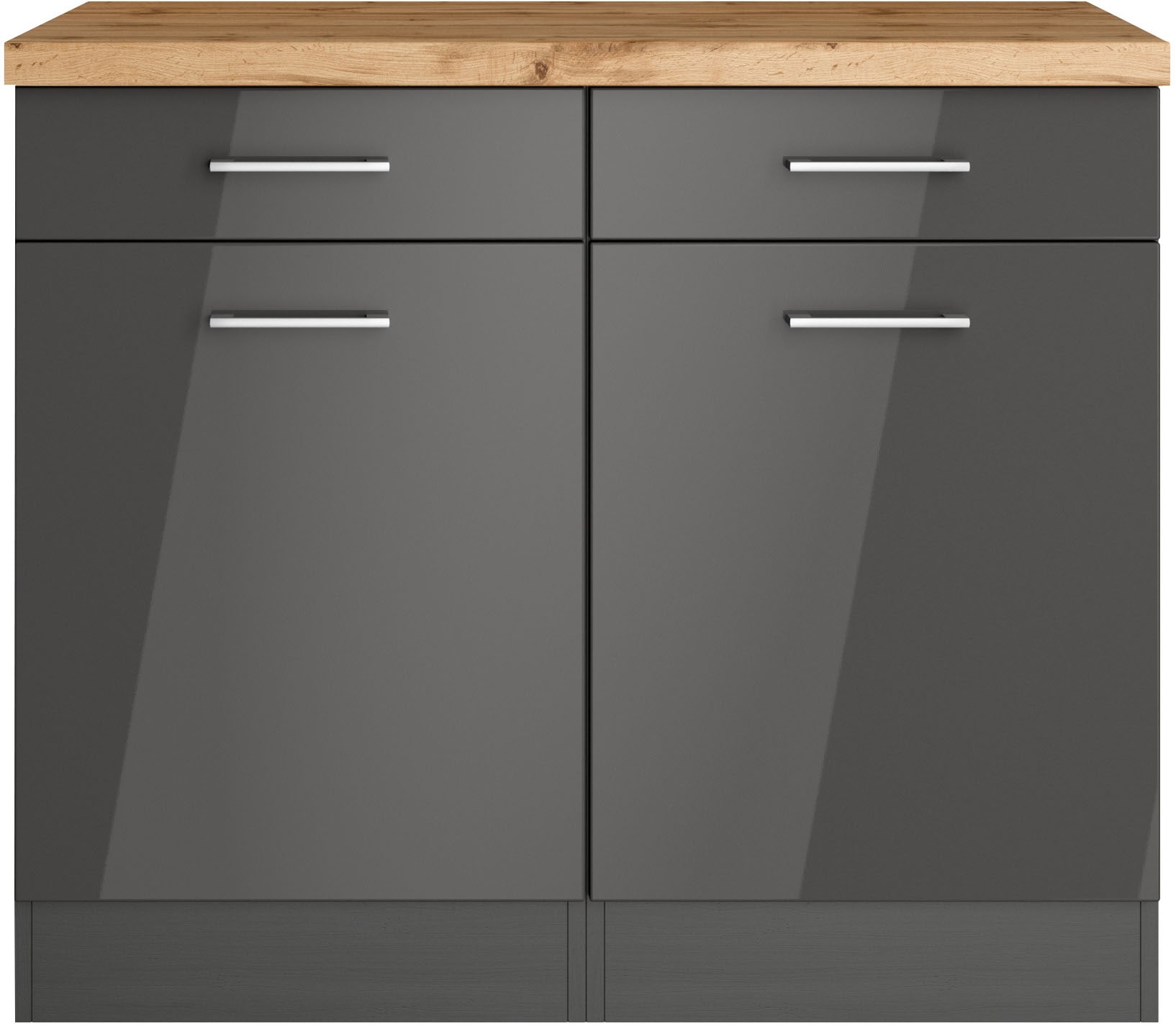 KOCHSTATION Unterschrank »KS-Milan«, HELD Möbel, Unterschrank 100 cm, matte günstig online kaufen