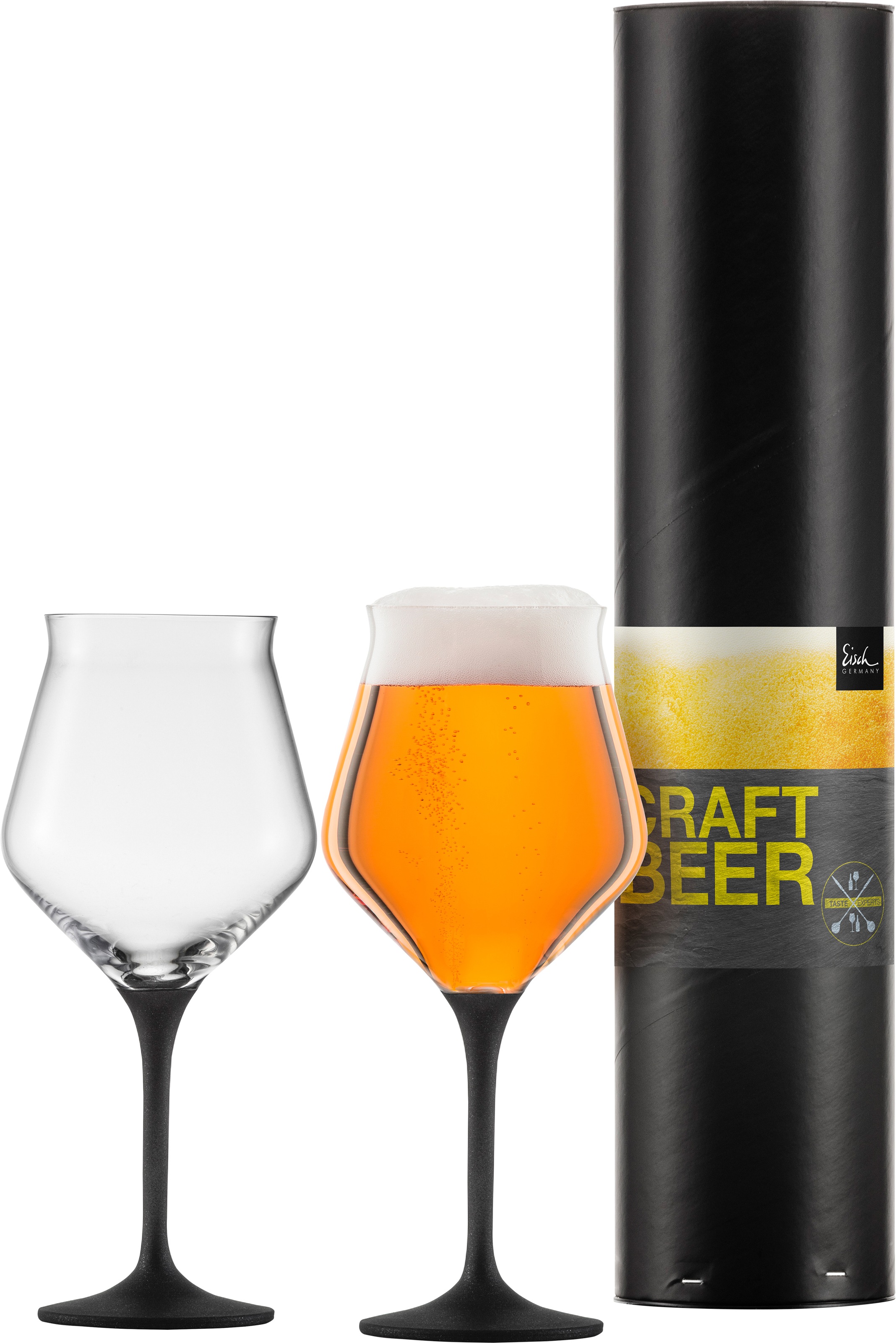 Eisch Germany Bierglas »Craft Beer Kelch«, (Set, 2 tlg.), bleifrei, 435 ml, 2-teilig