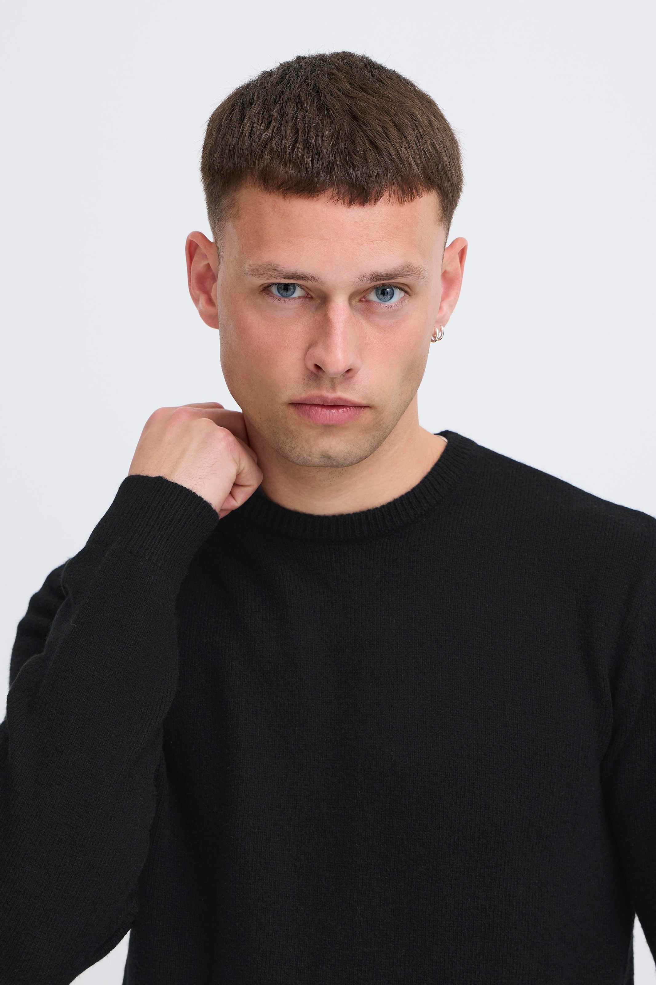 Blend Strickpullover »BHBRANKO CREW KNIT« Wollmischung, regular fit