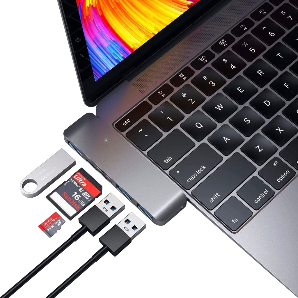 Satechi Adapter »Type-C USB 3.0 3-In-1 Combo Hub«