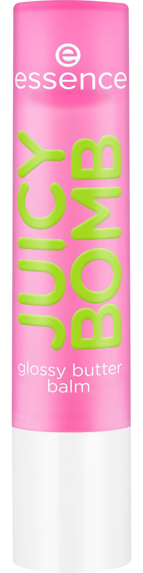 Essence Lippenbalsam »JUICY BOMB glossy butter balm«, (Set, 3 tlg.)