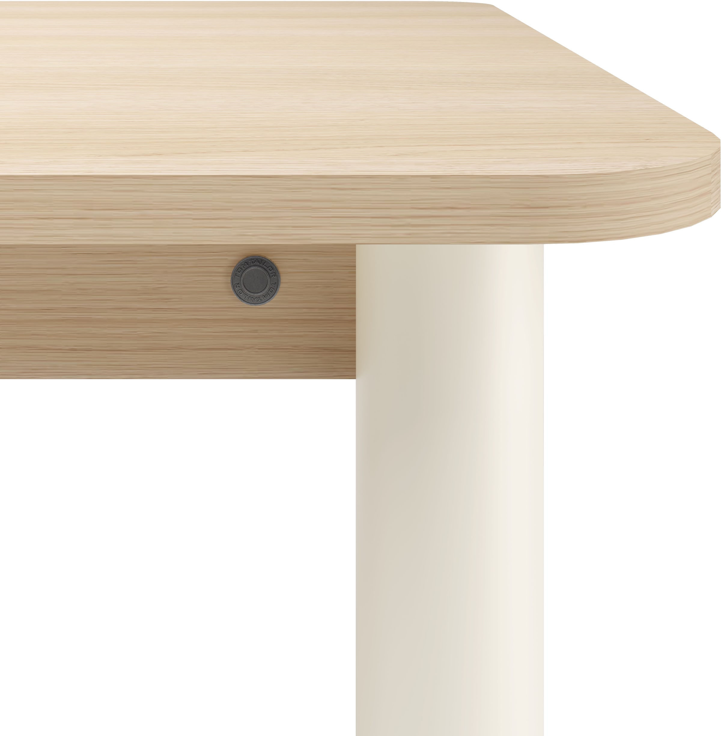 TOM TAILOR HOME Esstisch »COLOR TABLE«, (1 St.), Esstisch, 4-Fuß, 3 Größen, 3 Dekorfarben, 4 Fußfarben, ABS-Kante