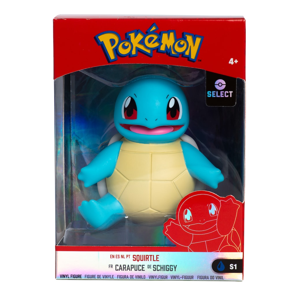 Jazwares Merchandise-Figur »Pokémon - Schiggy - Vinyl Figur 10 cm«, (1 tlg.)