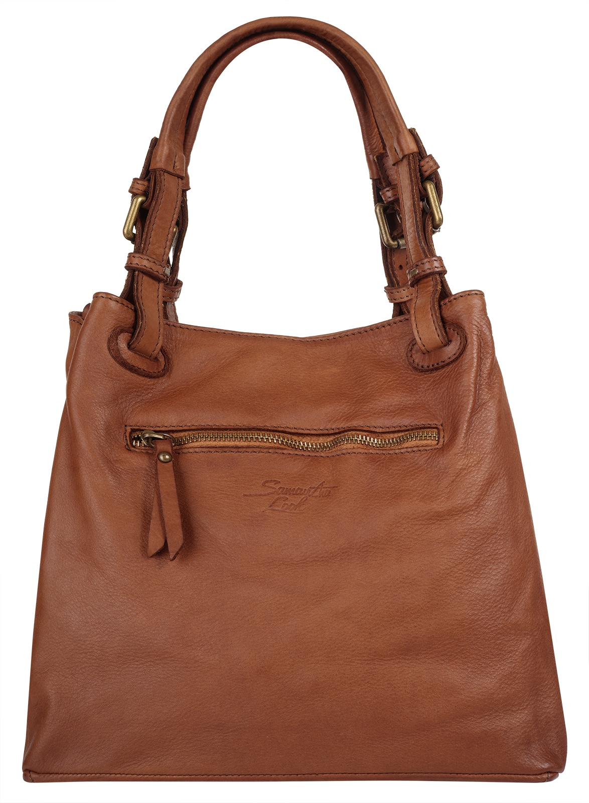 Samantha Look Shopper, echt Leder, Made in Italy