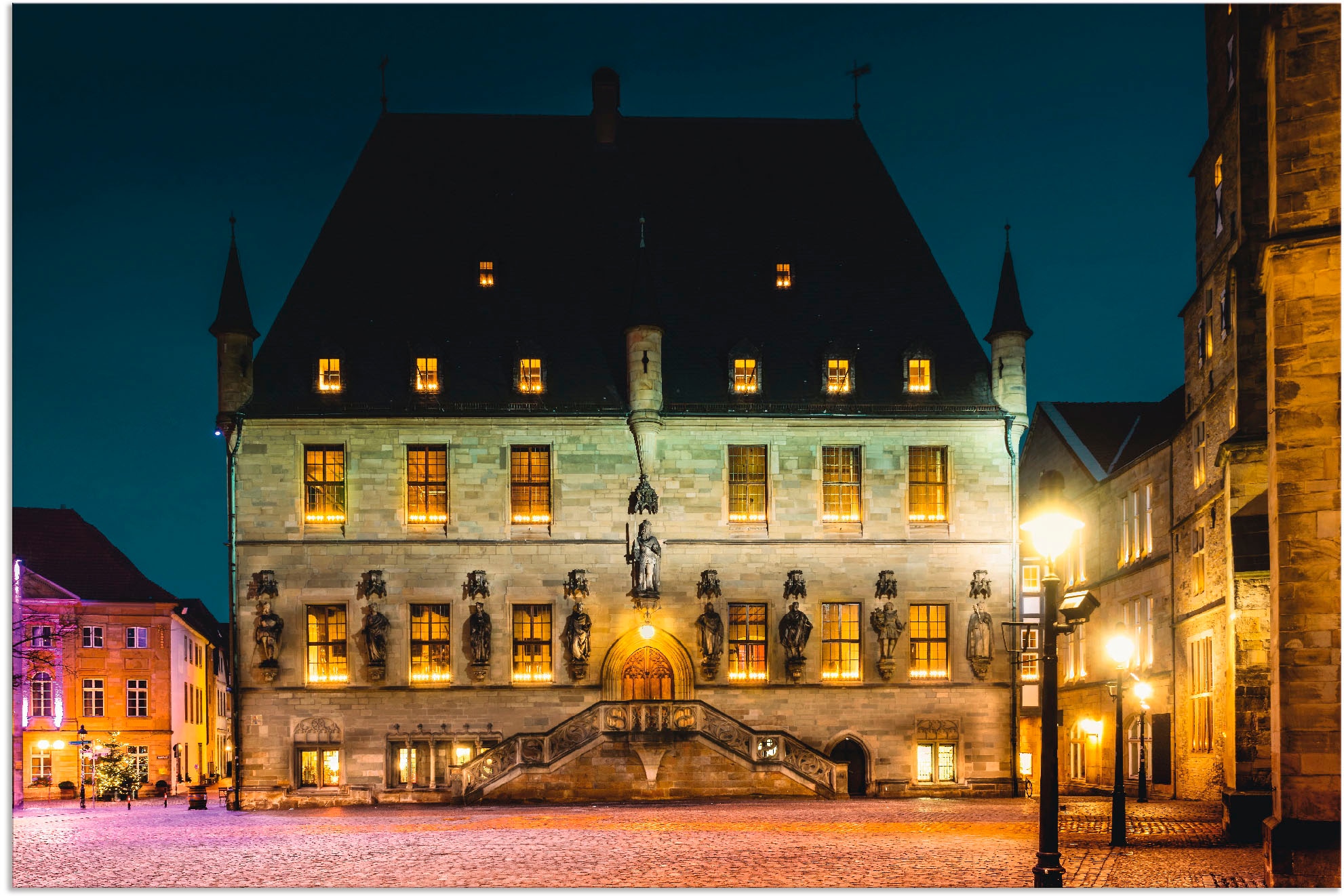 Artland Wandbild "Rathaus Osnabrück II", Deutschland, (1 St.), als Alubild, günstig online kaufen