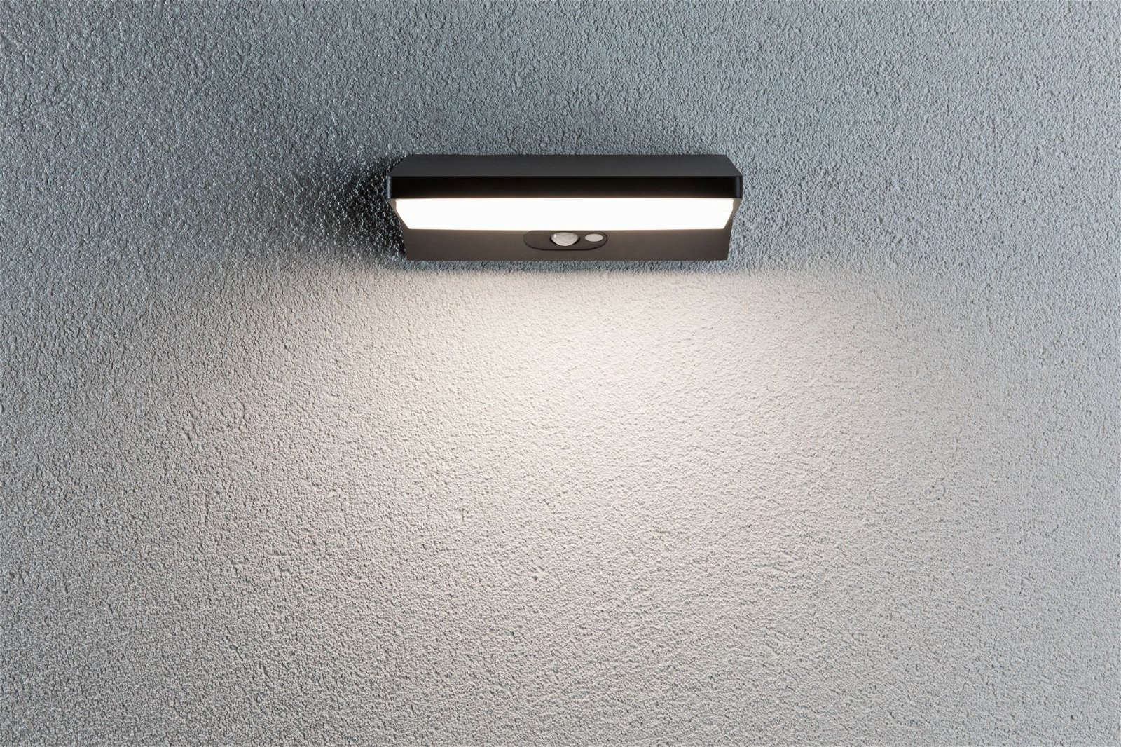 Paulmann LED Außen-Wandleuchte »Ronea IP44180x150mm 3000K 7,4W 400lm 230V Dunkelgrau Aluminium«, 1 flammig, Bewegungsmelder