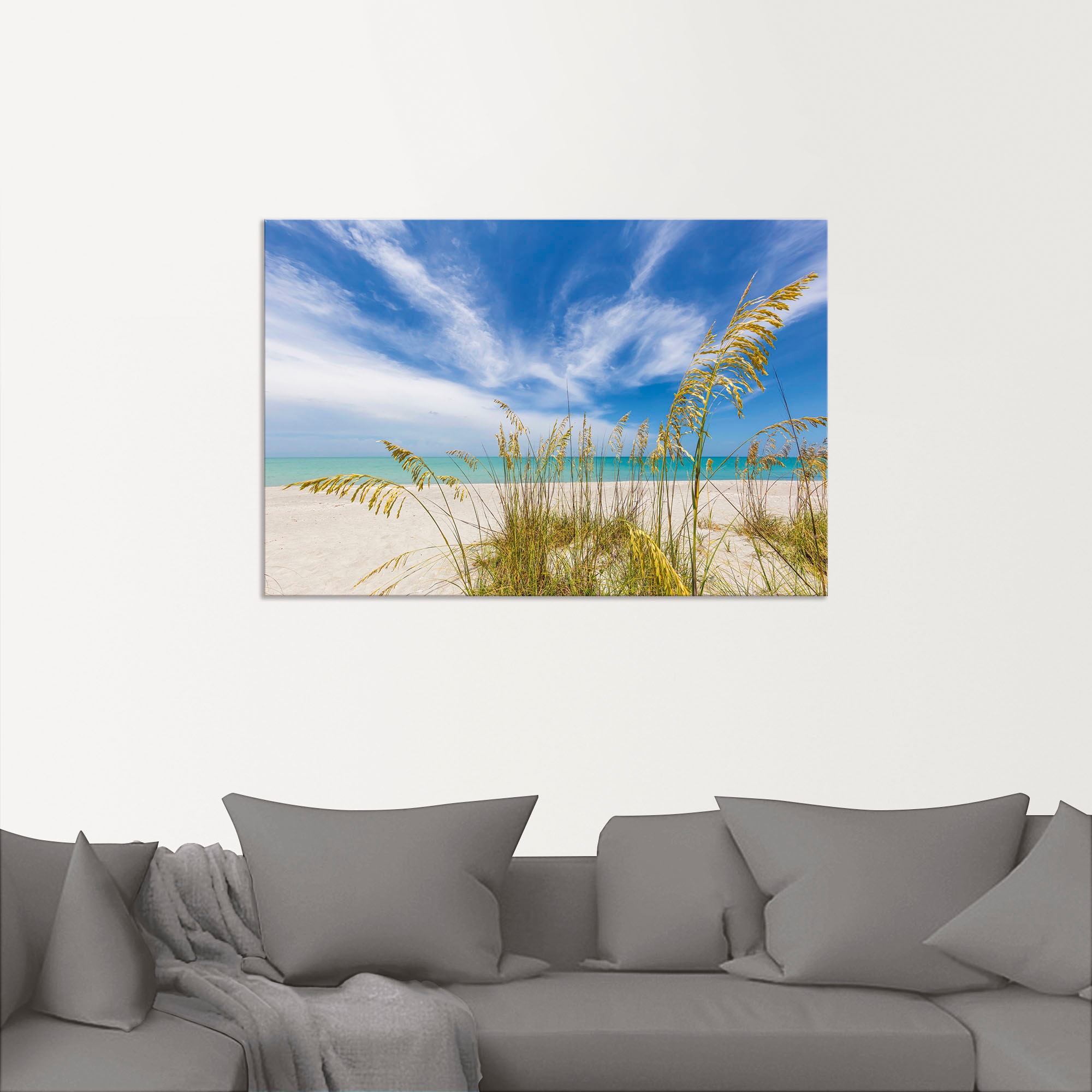 Artland Wandbild »Himmlische Stille am Strand«, Strandbilder, (1 St.), als Alubild, Outdoorbild, Leinwandbild in verschied. Größen